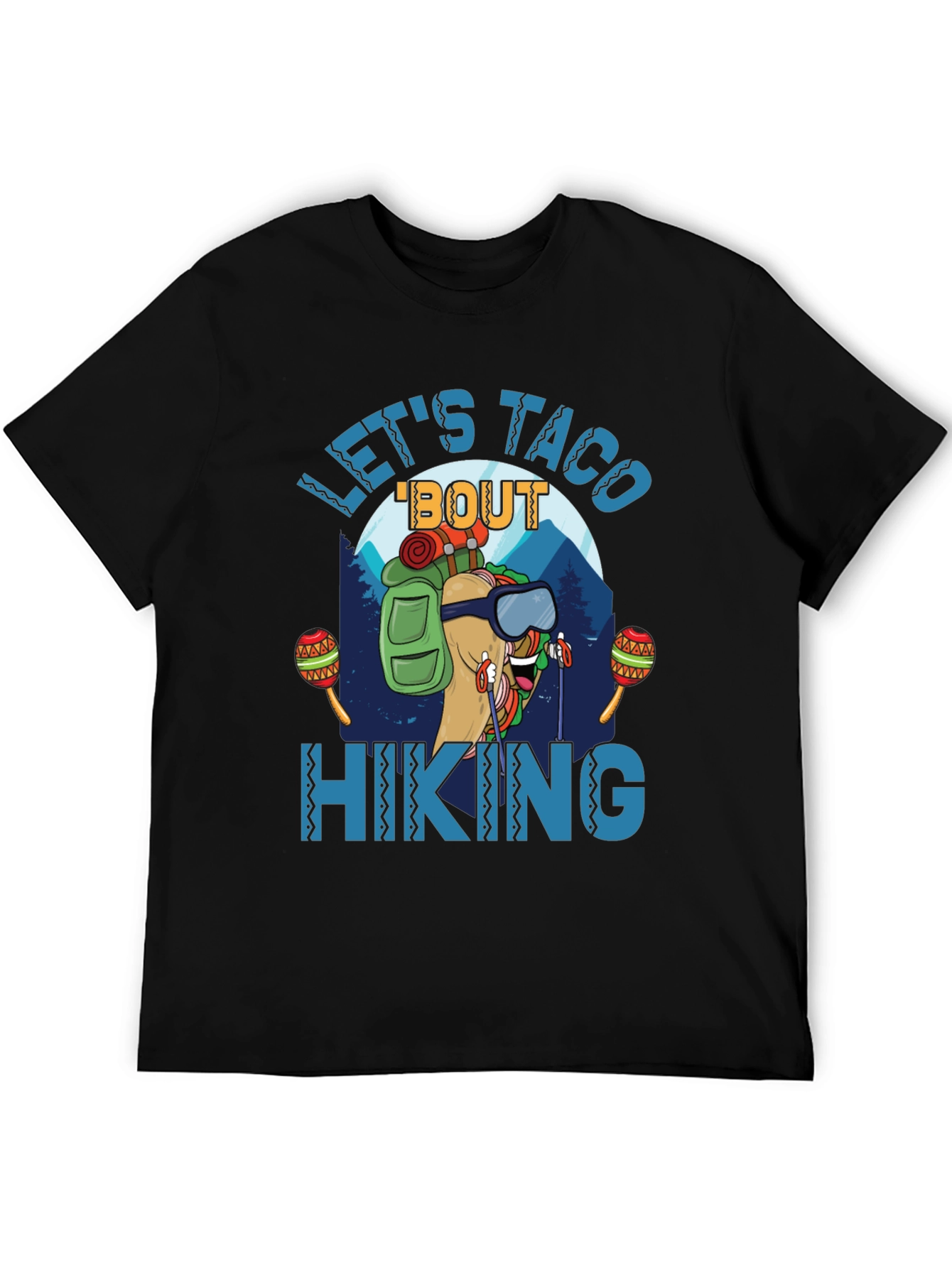 Lets Taco Bout Hiking Graphic T-Shirt