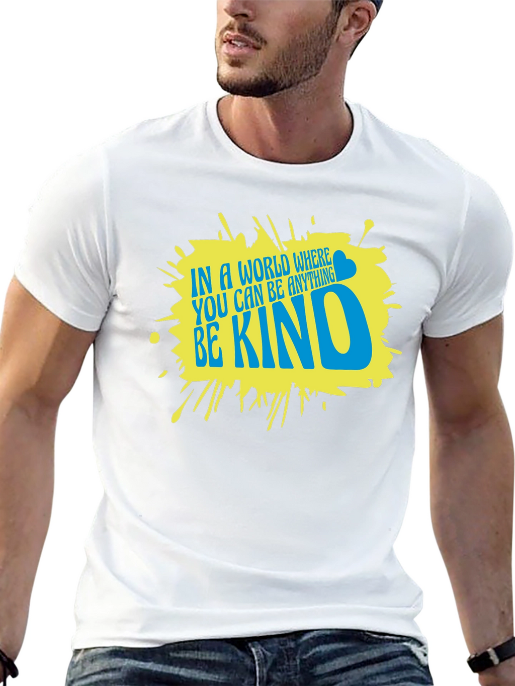 Be Kind Graphic Tee - Positive Message Shirt