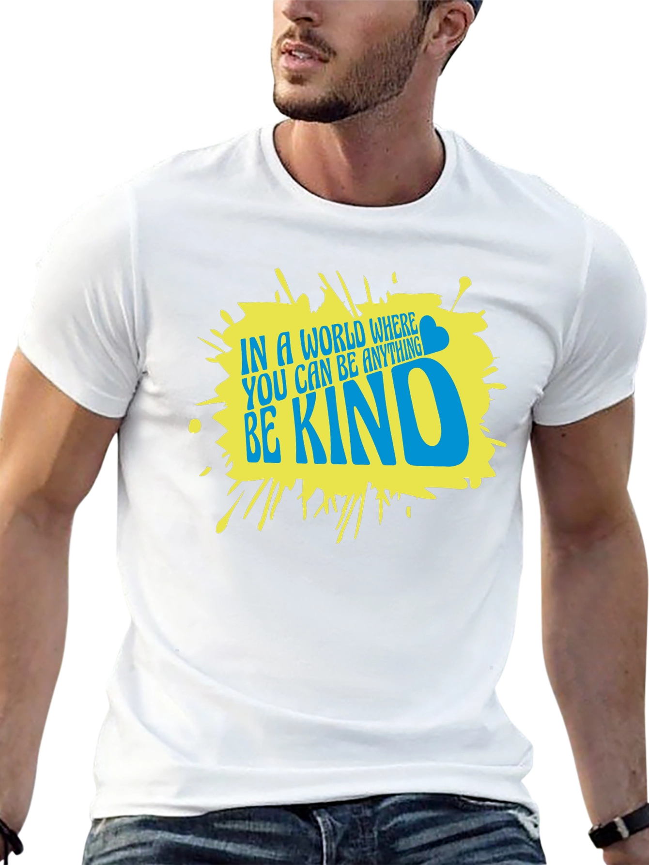 Be Kind Graphic Tee - Positive Message Shirt