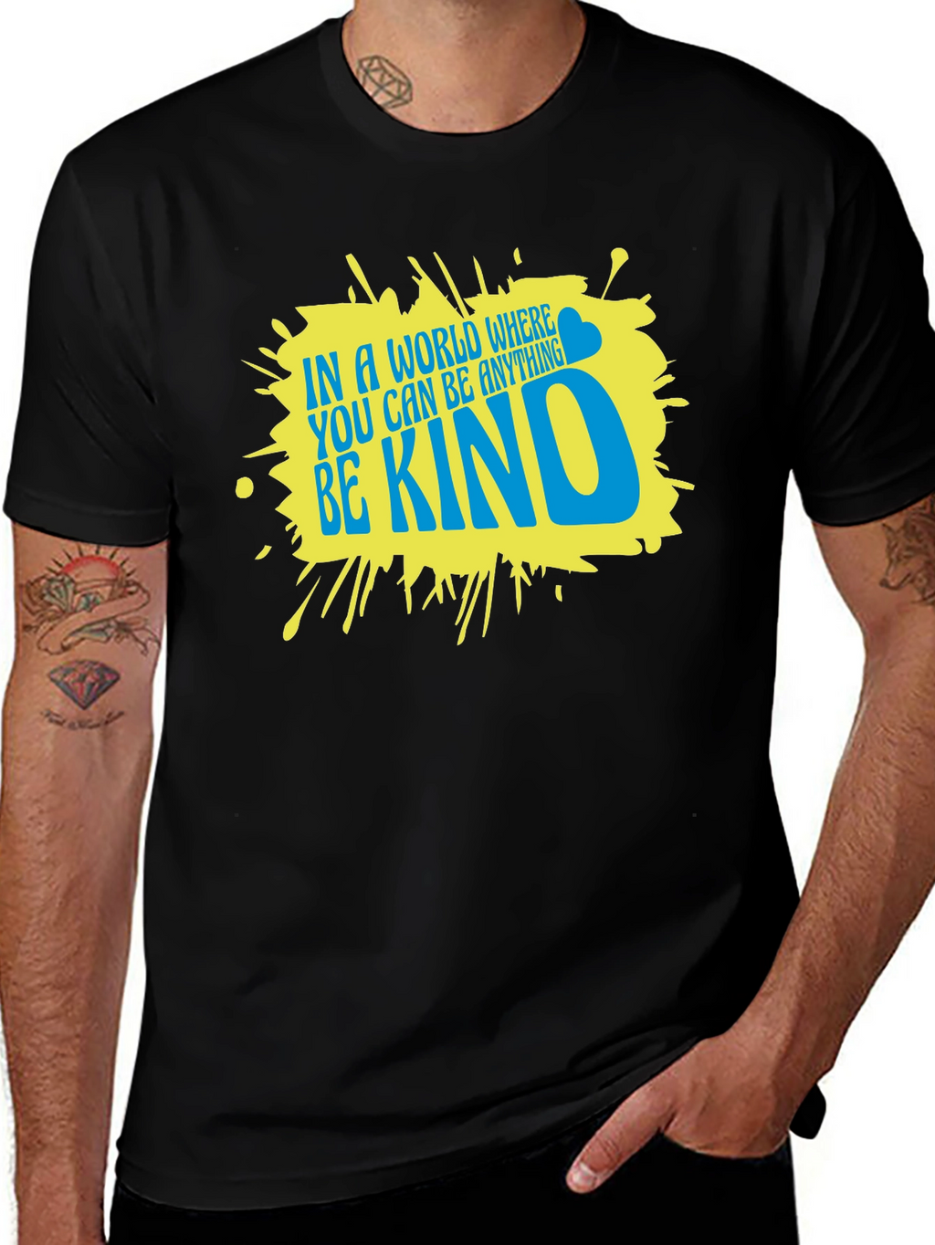 Be Kind Graphic Tee - Positive Message Shirt