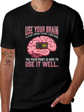 Use Your Brain Graphic T-Shirt - Mindset Matters