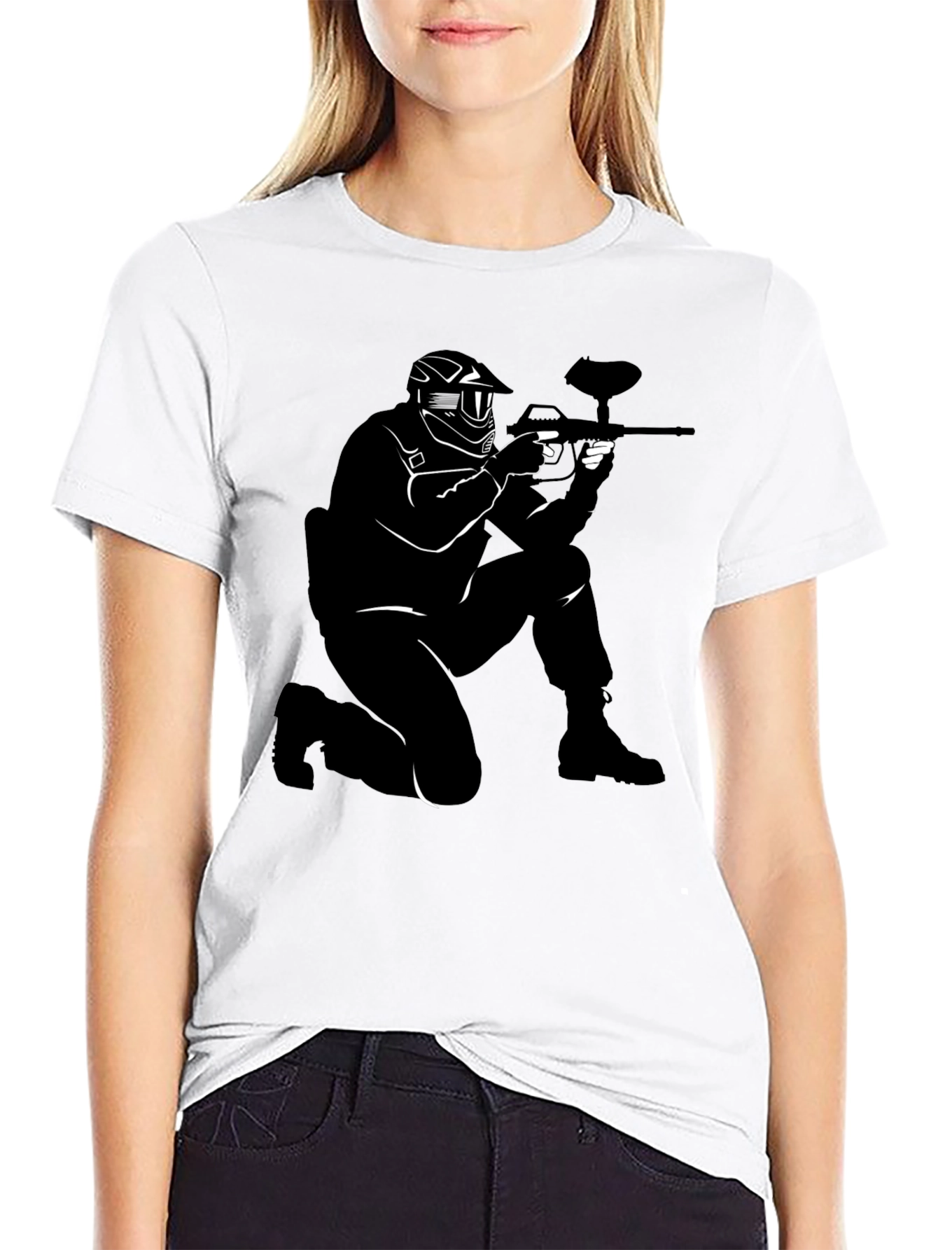 Paintball Player T-Shirt - Cool Sport Tee
