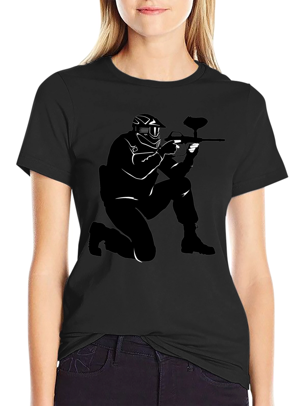 Paintball Player T-Shirt - Cool Sport Tee