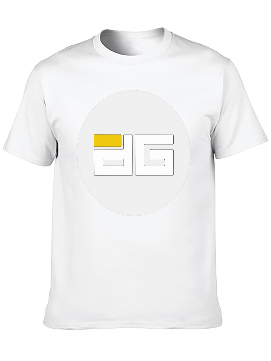 Modern Black Tee with Geometric Logo