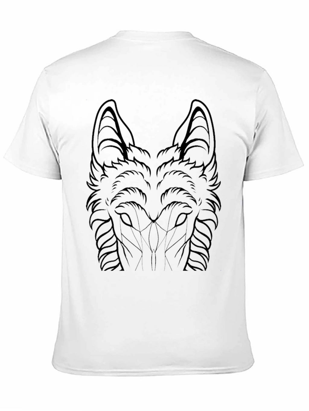 Wolf Graphic Tee - Mens Black T-Shirt