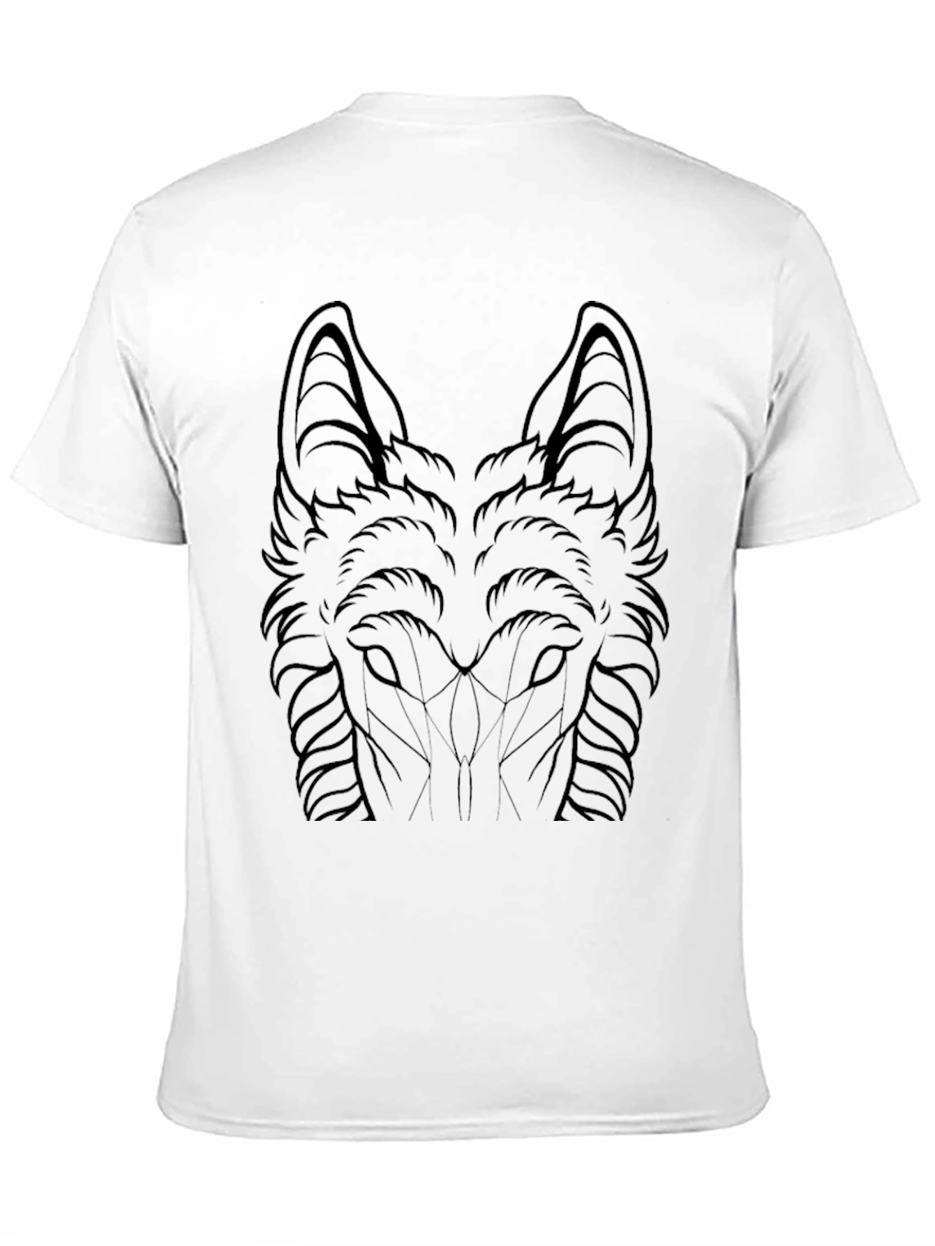 Wolf Graphic Tee - Mens Black T-Shirt