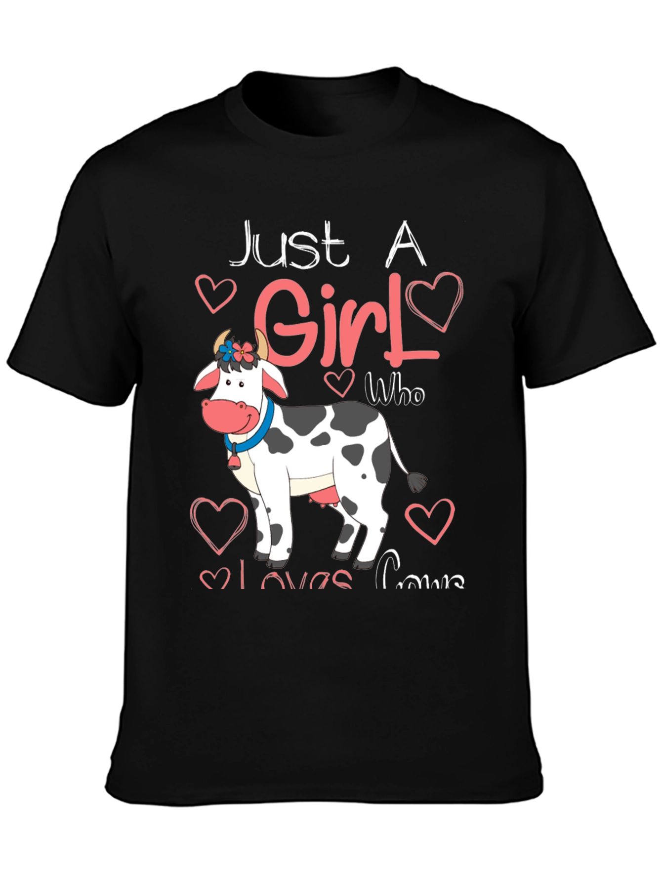 Just A Girl Who Loves Cows T-Shirt