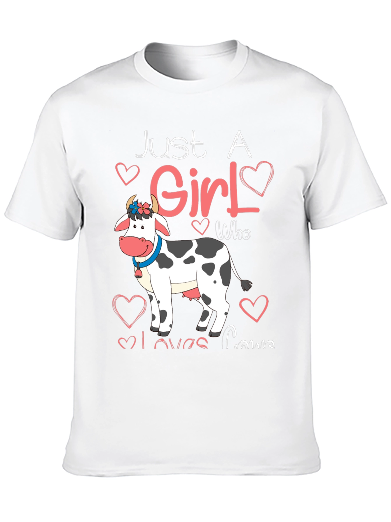 Just A Girl Who Loves Cows T-Shirt