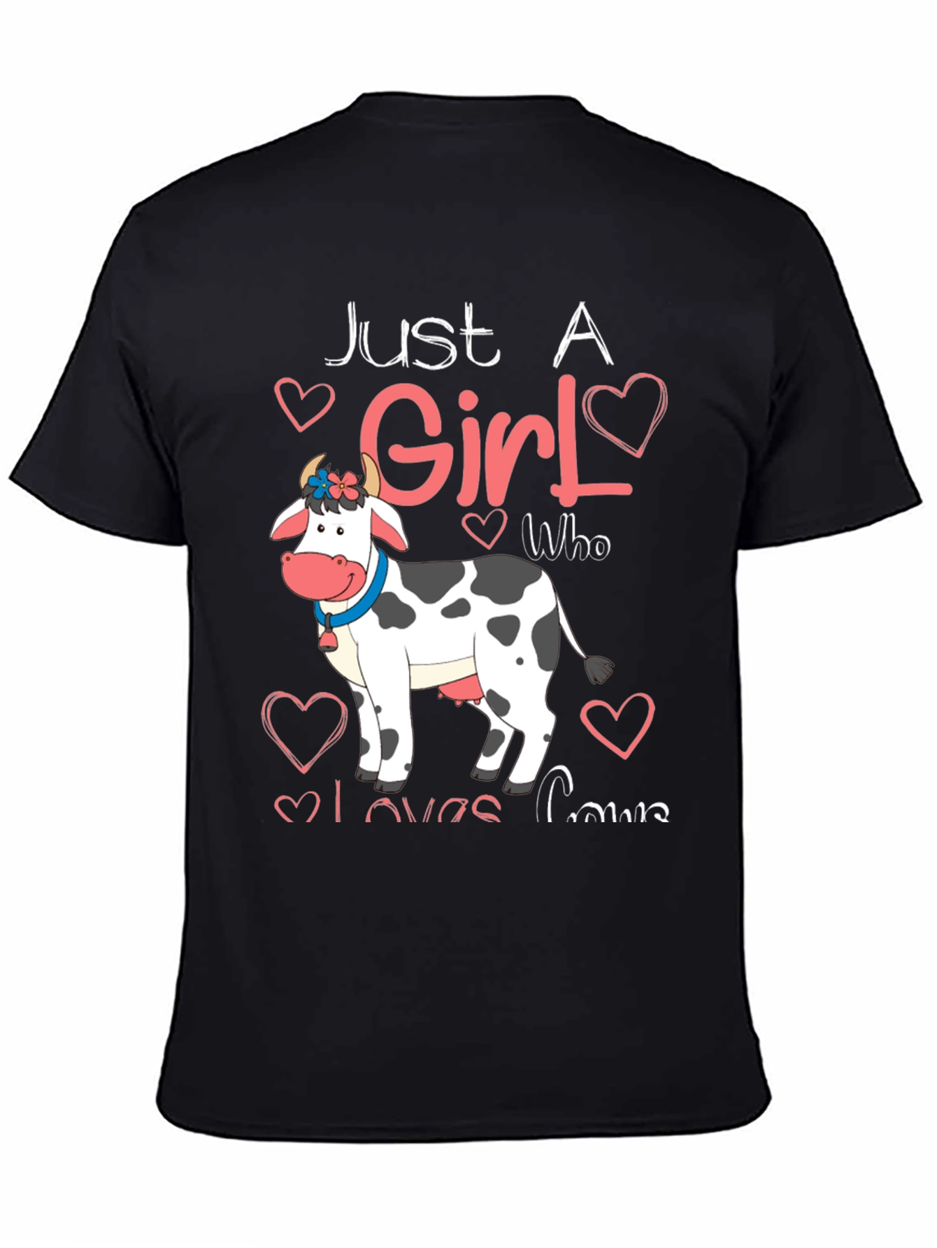 Just A Girl Who Loves Cows T-Shirt