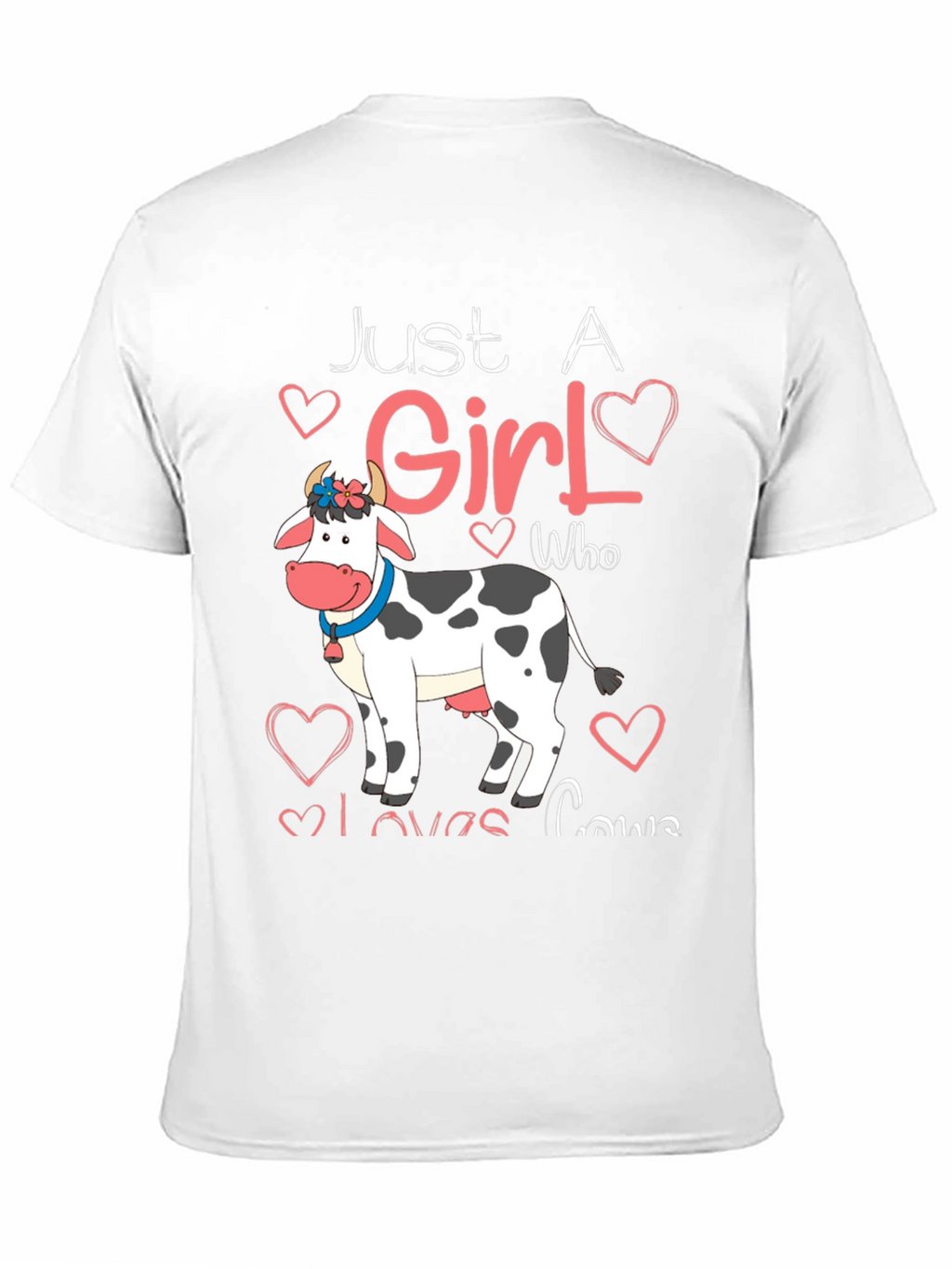 Just A Girl Who Loves Cows T-Shirt