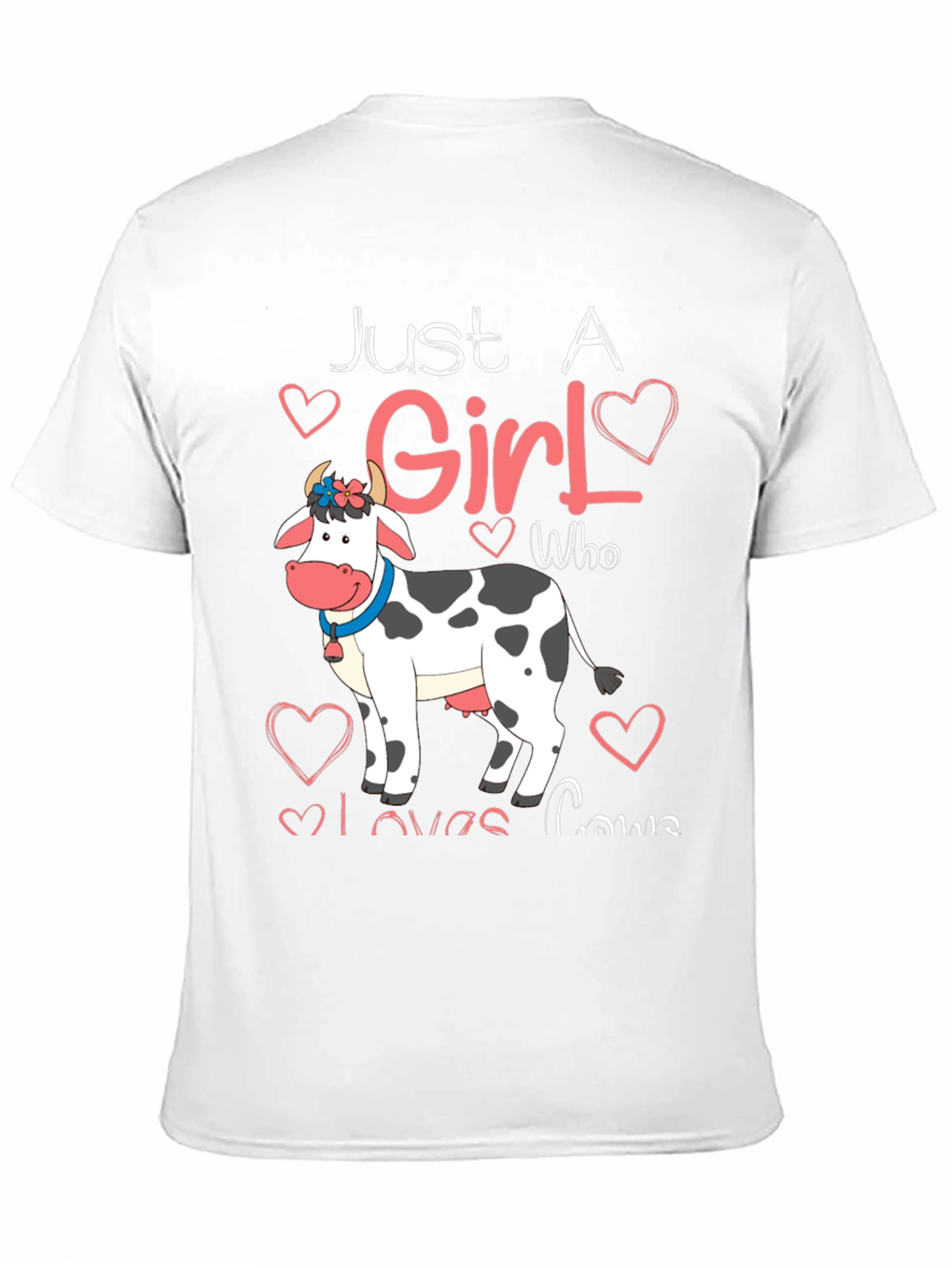 Just A Girl Who Loves Cows T-Shirt