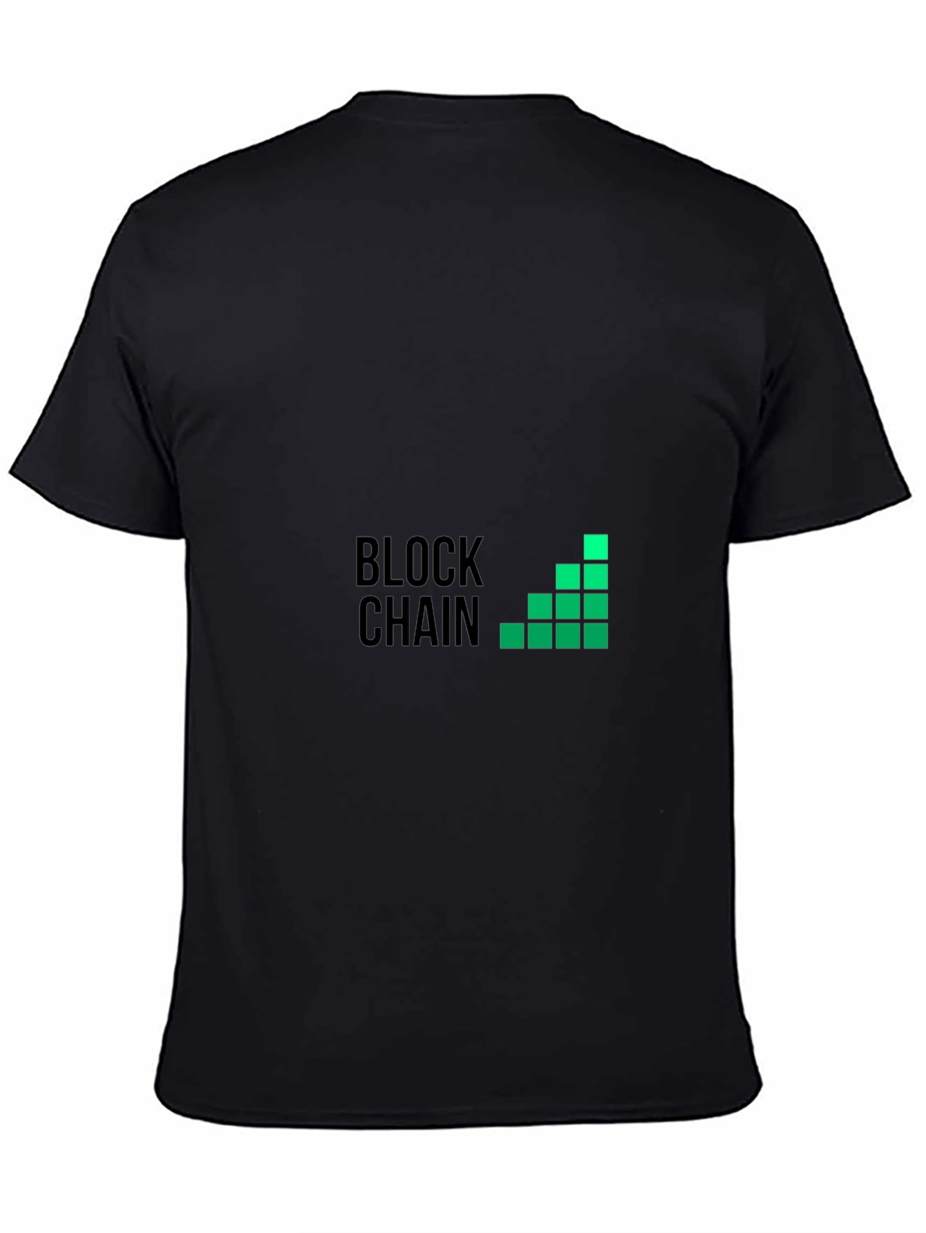 Blockchain Graphic Black T-Shirt