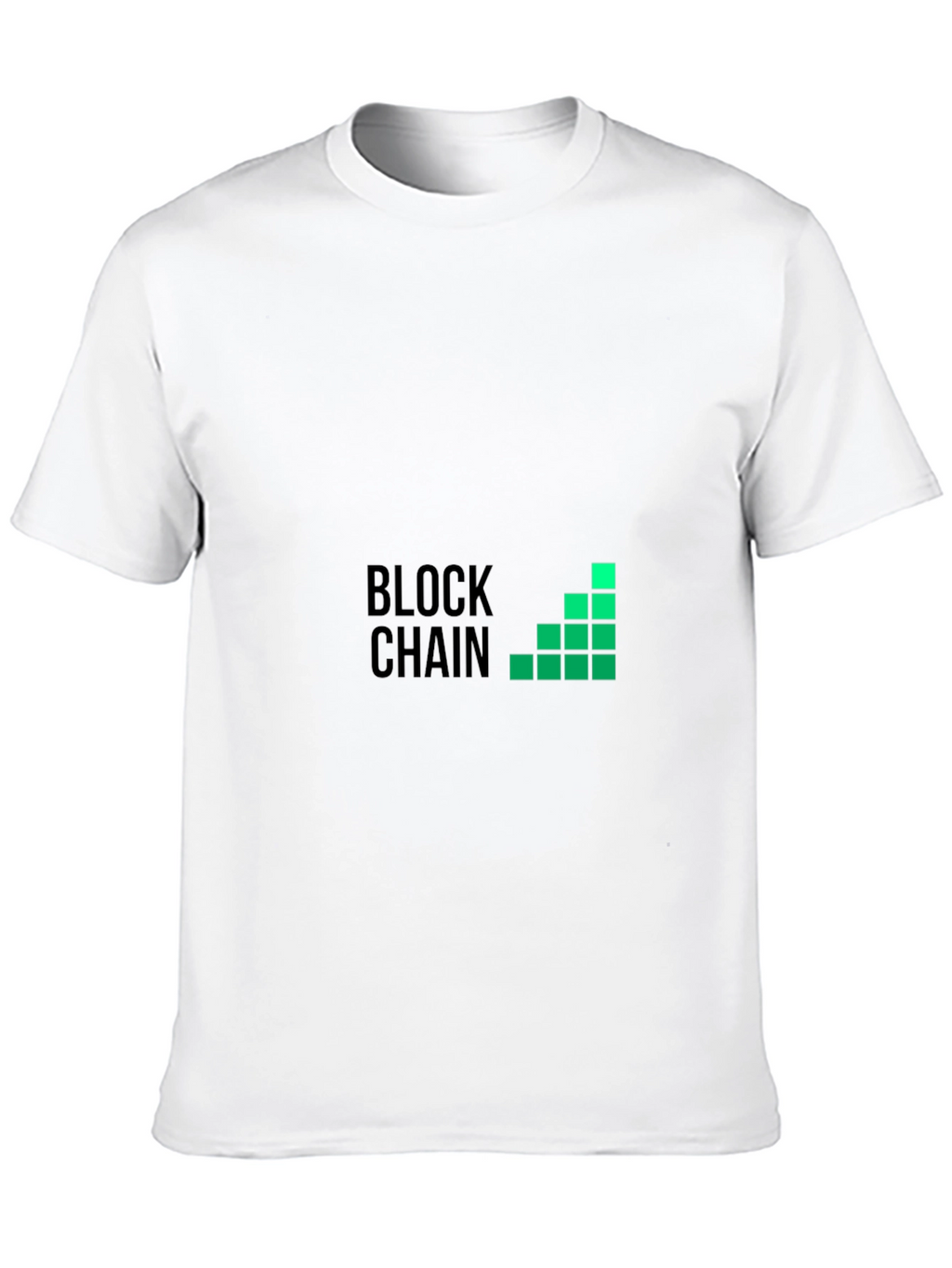 Blockchain Graphic Black T-Shirt