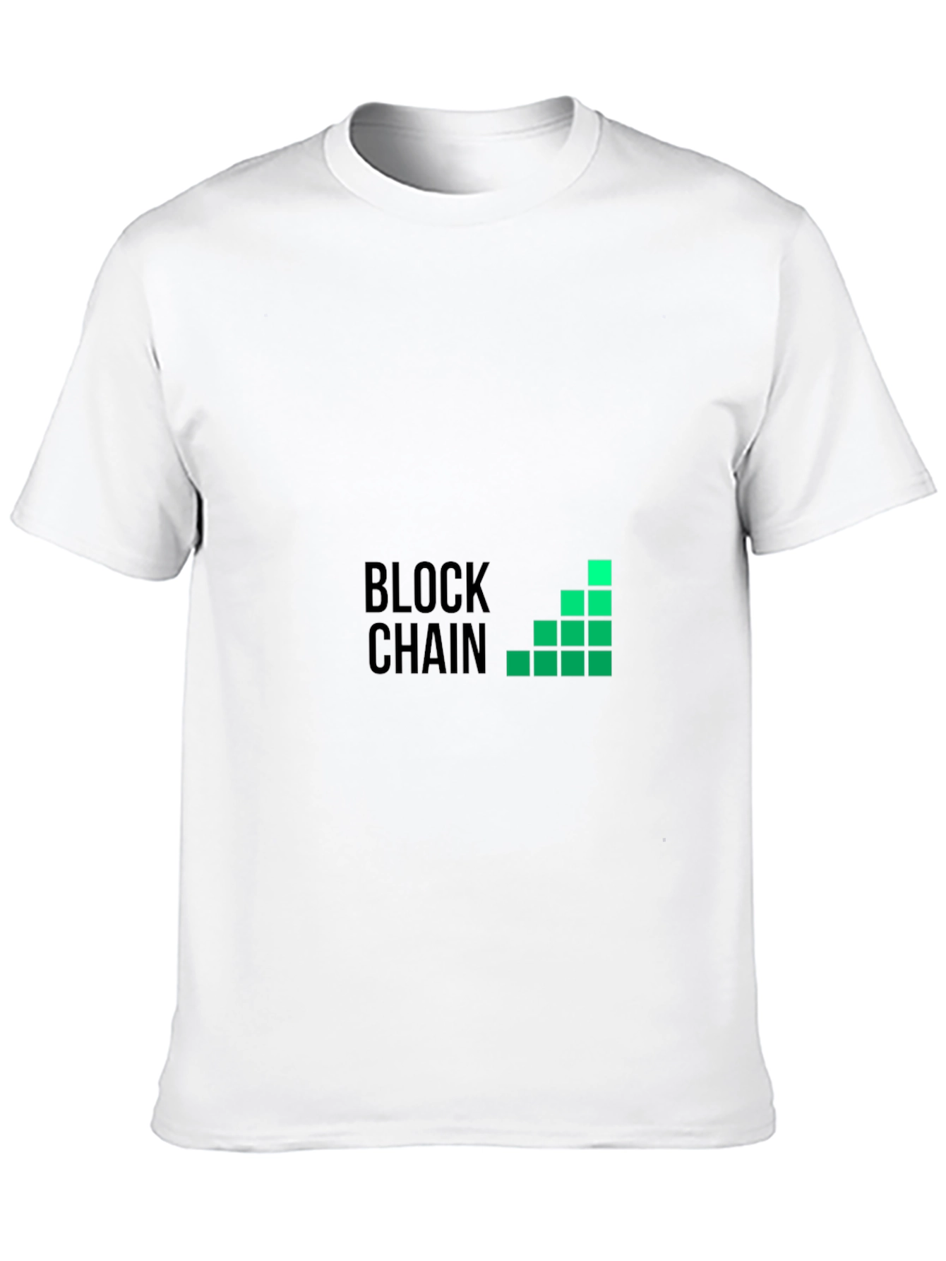 Blockchain Graphic Black T-Shirt