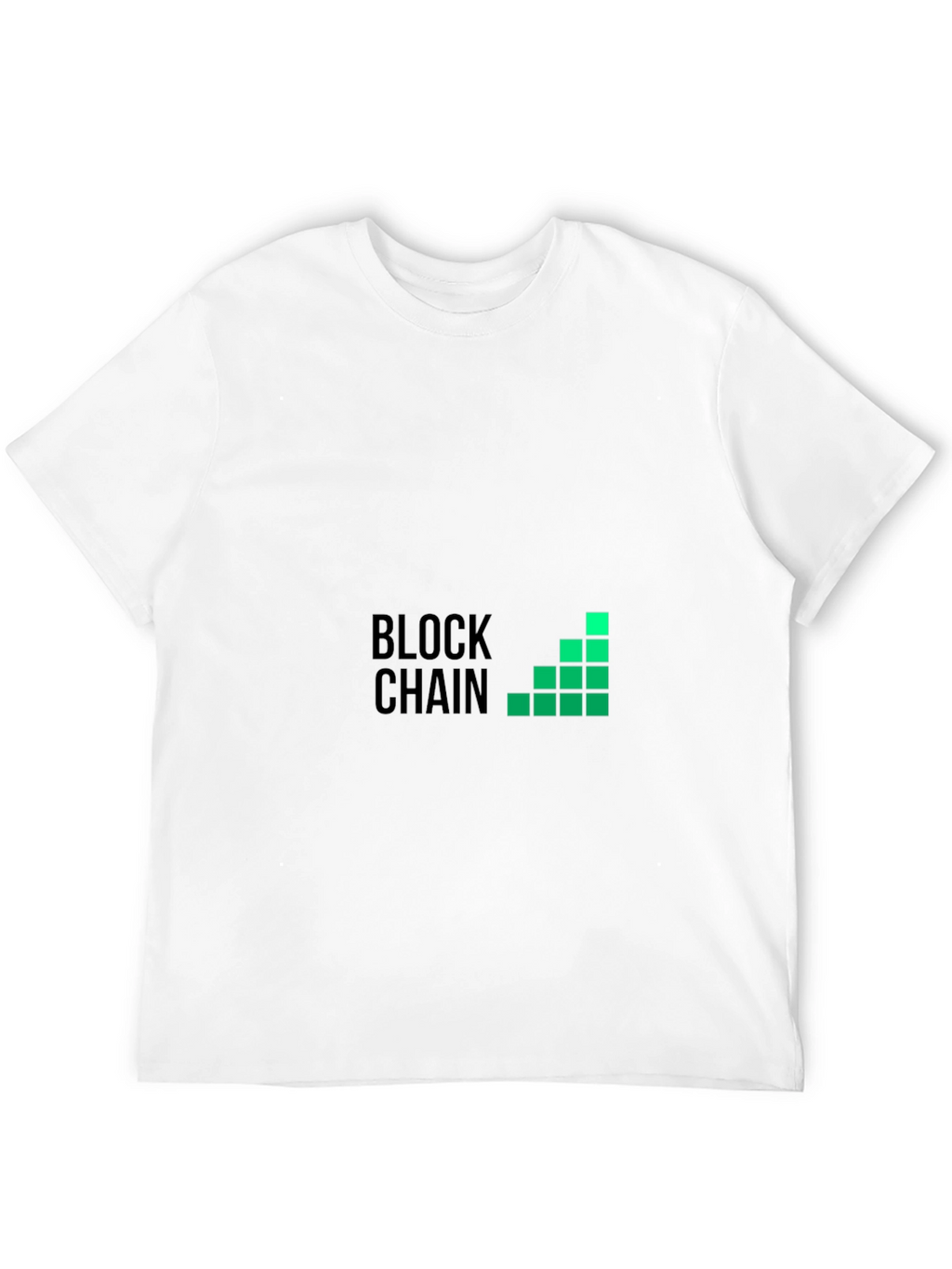 Blockchain Graphic Black T-Shirt