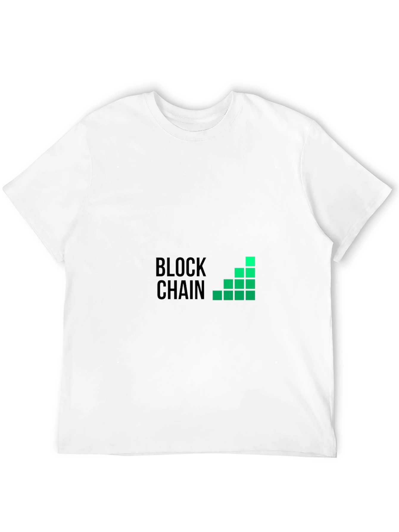 Blockchain Graphic Black T-Shirt