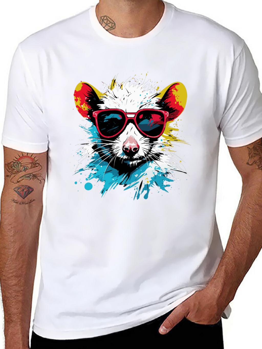 Cool Rat Graphic T-Shirt