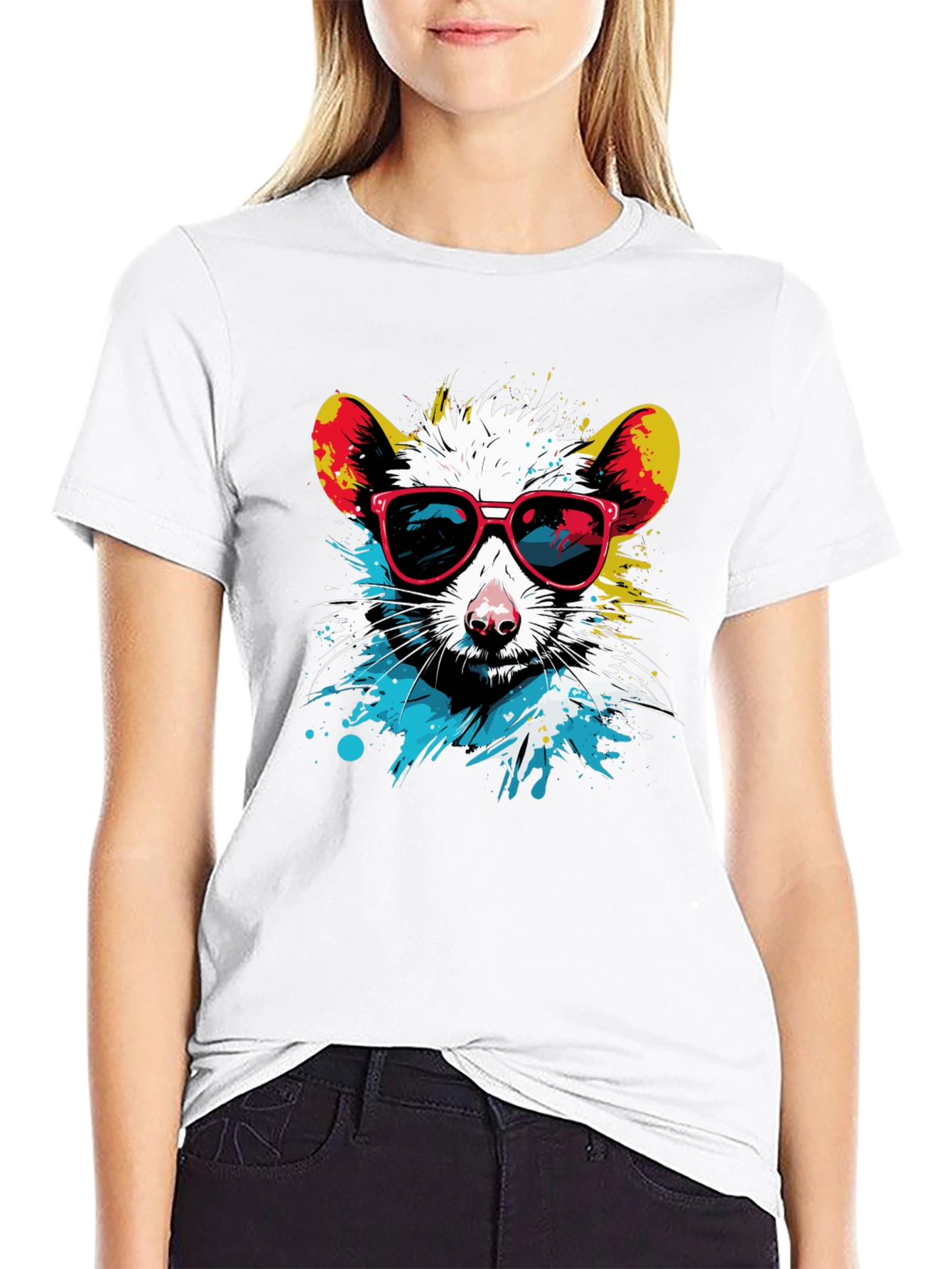 Cool Rat Graphic T-Shirt