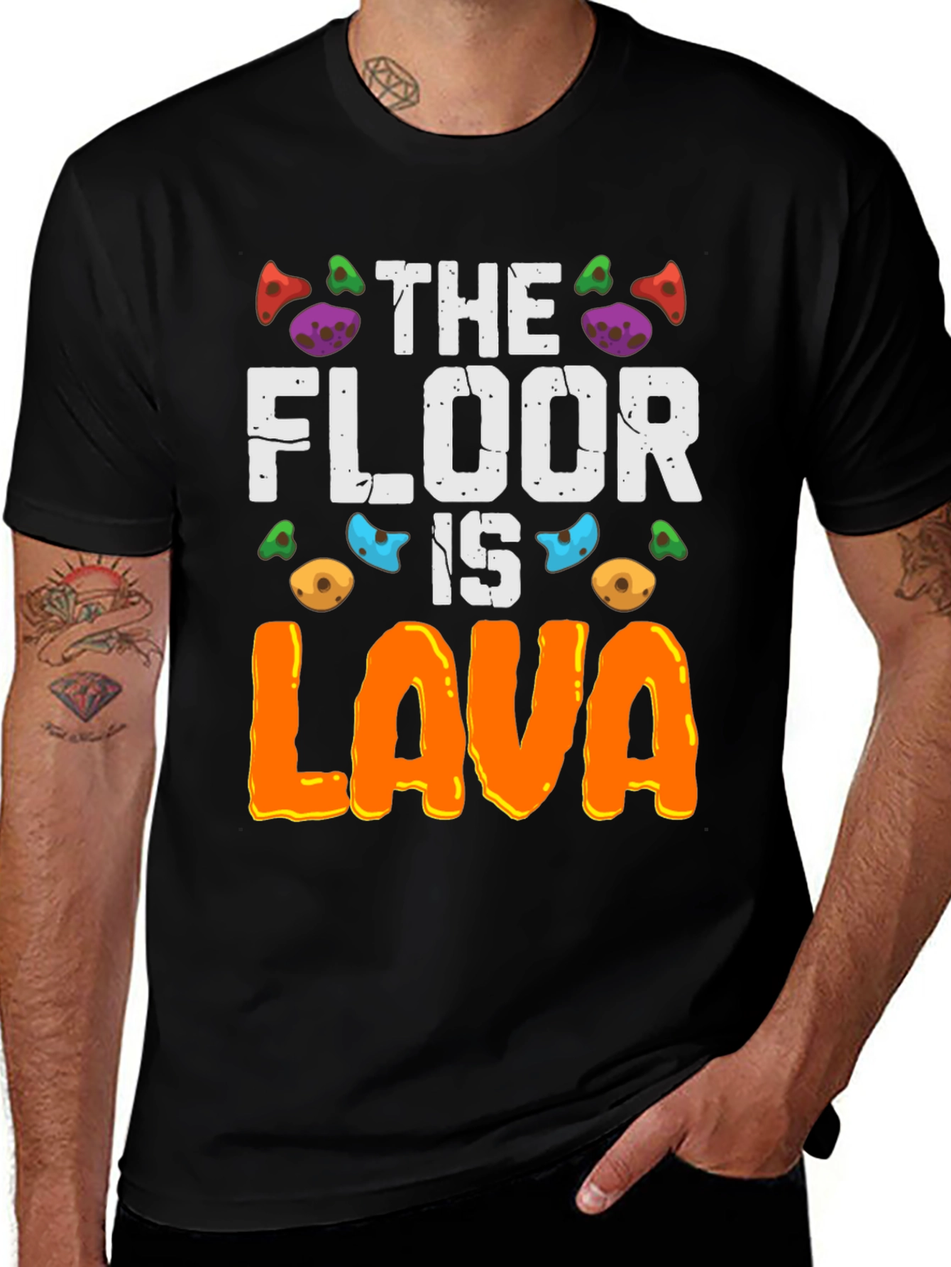 The Floor is Lava Graphic Tee