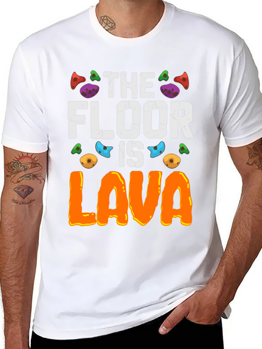 The Floor is Lava Graphic Tee