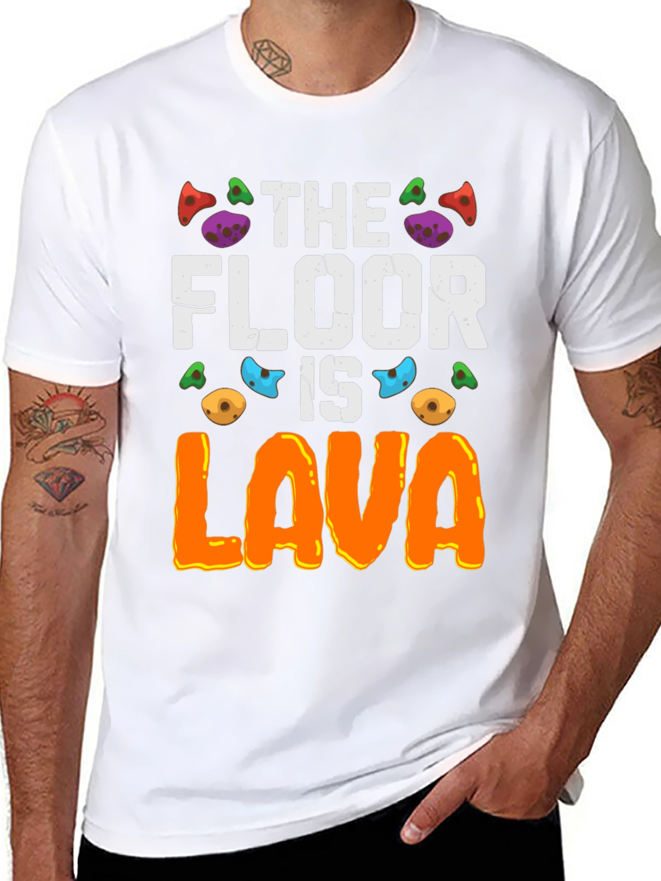 The Floor is Lava Graphic Tee