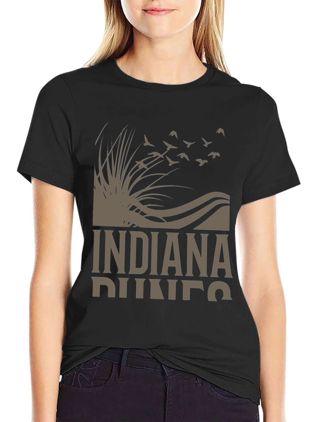 Indiana Dunes Graphic T-Shirt - Nature Inspired Design