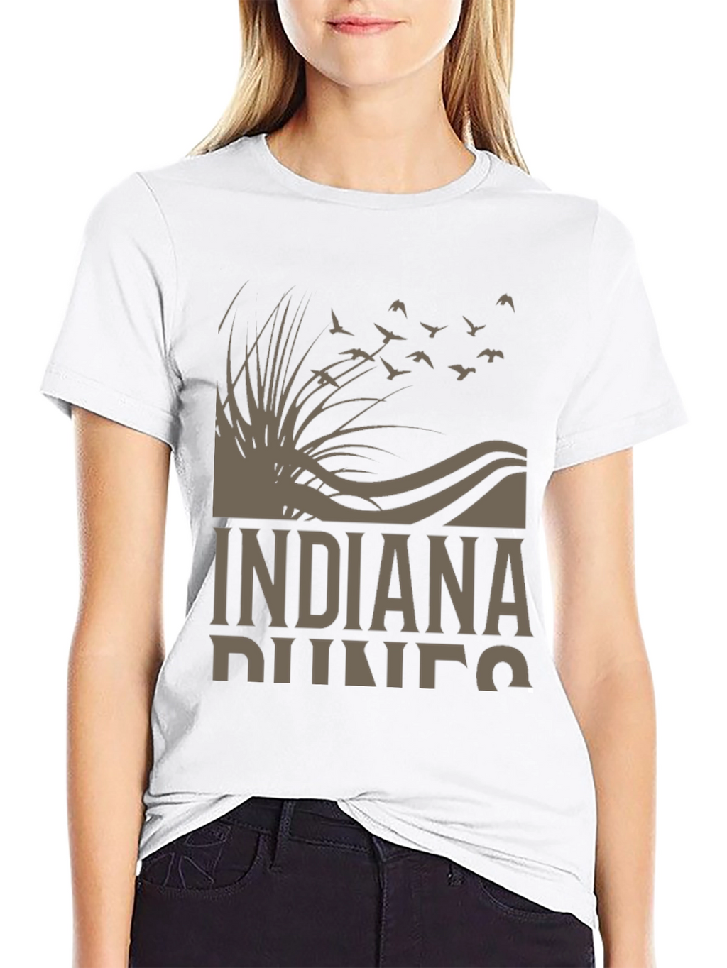 Indiana Dunes Graphic T-Shirt - Nature Inspired Design