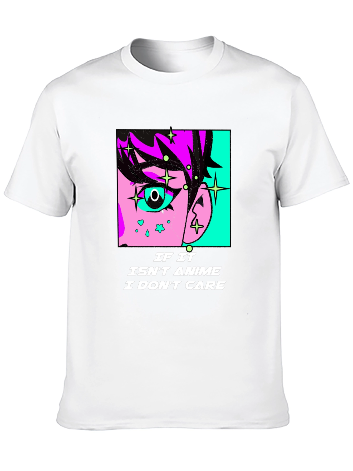 Anime Graphic T-Shirt - If It Isnt Anime I Dont Care