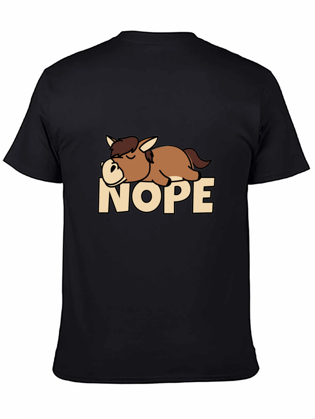 Nope Sloth T-Shirt Funny Lazy Sleepy Tee