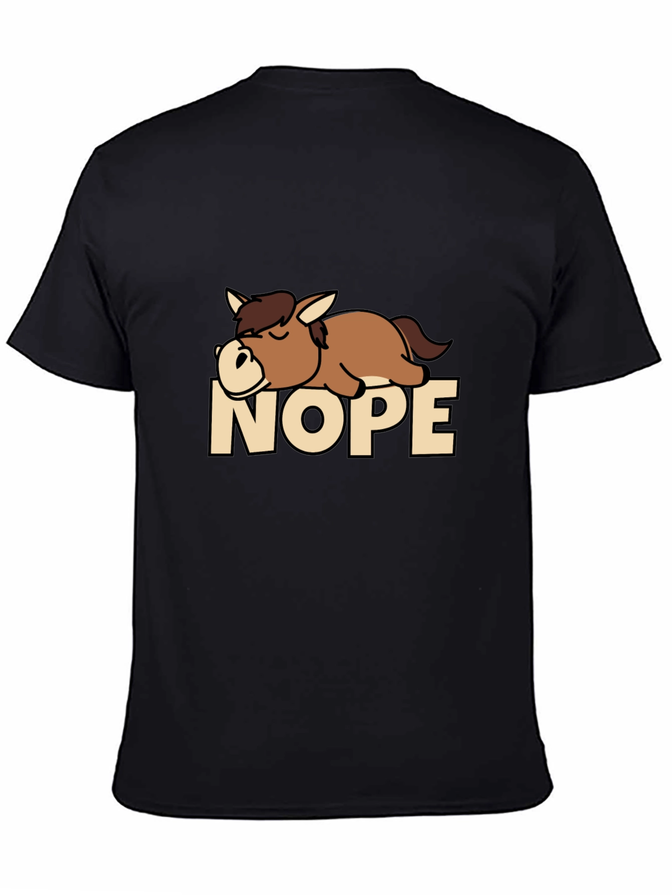 Nope Sloth T-Shirt Funny Lazy Sleepy Tee