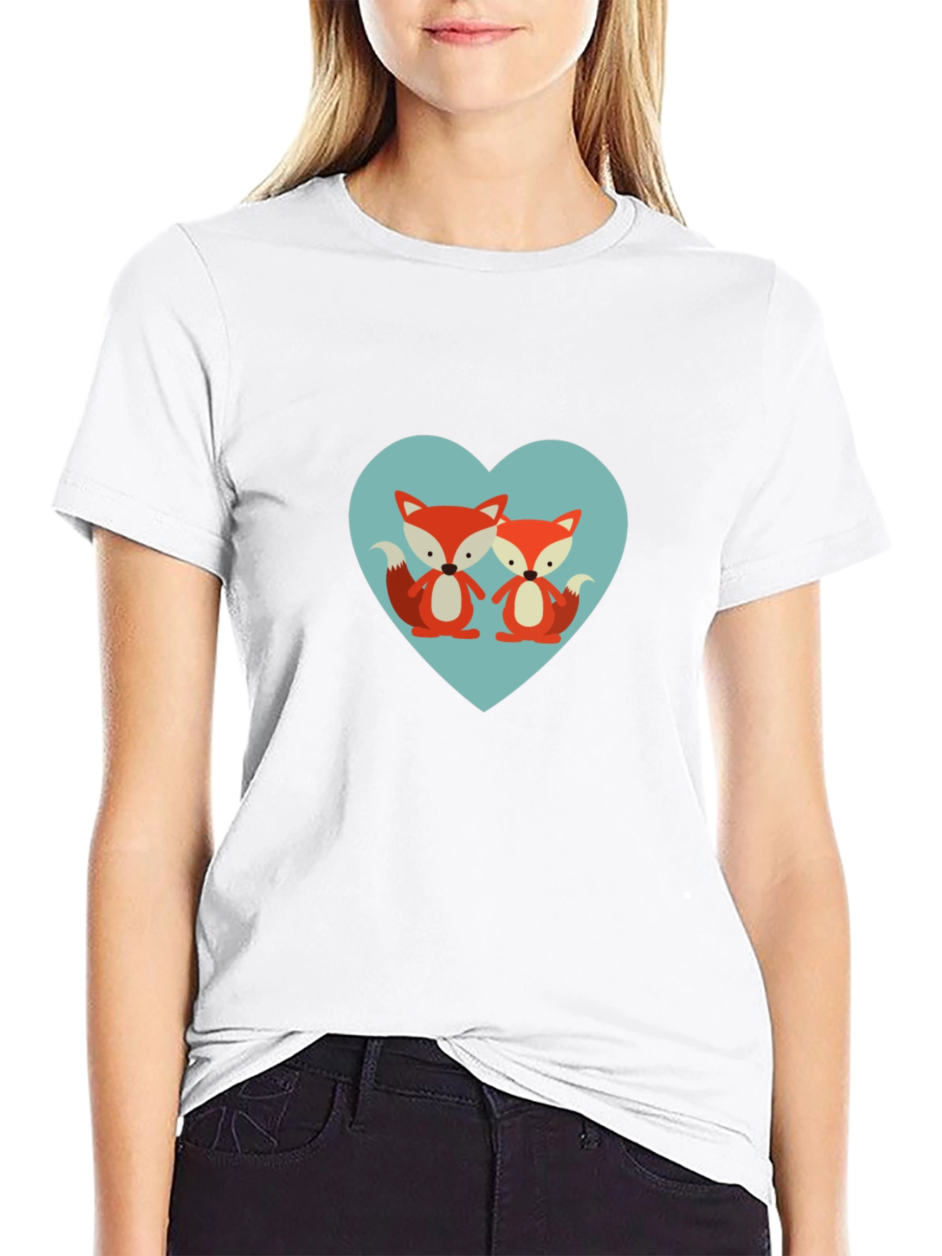 Fox in Love Graphic Tee