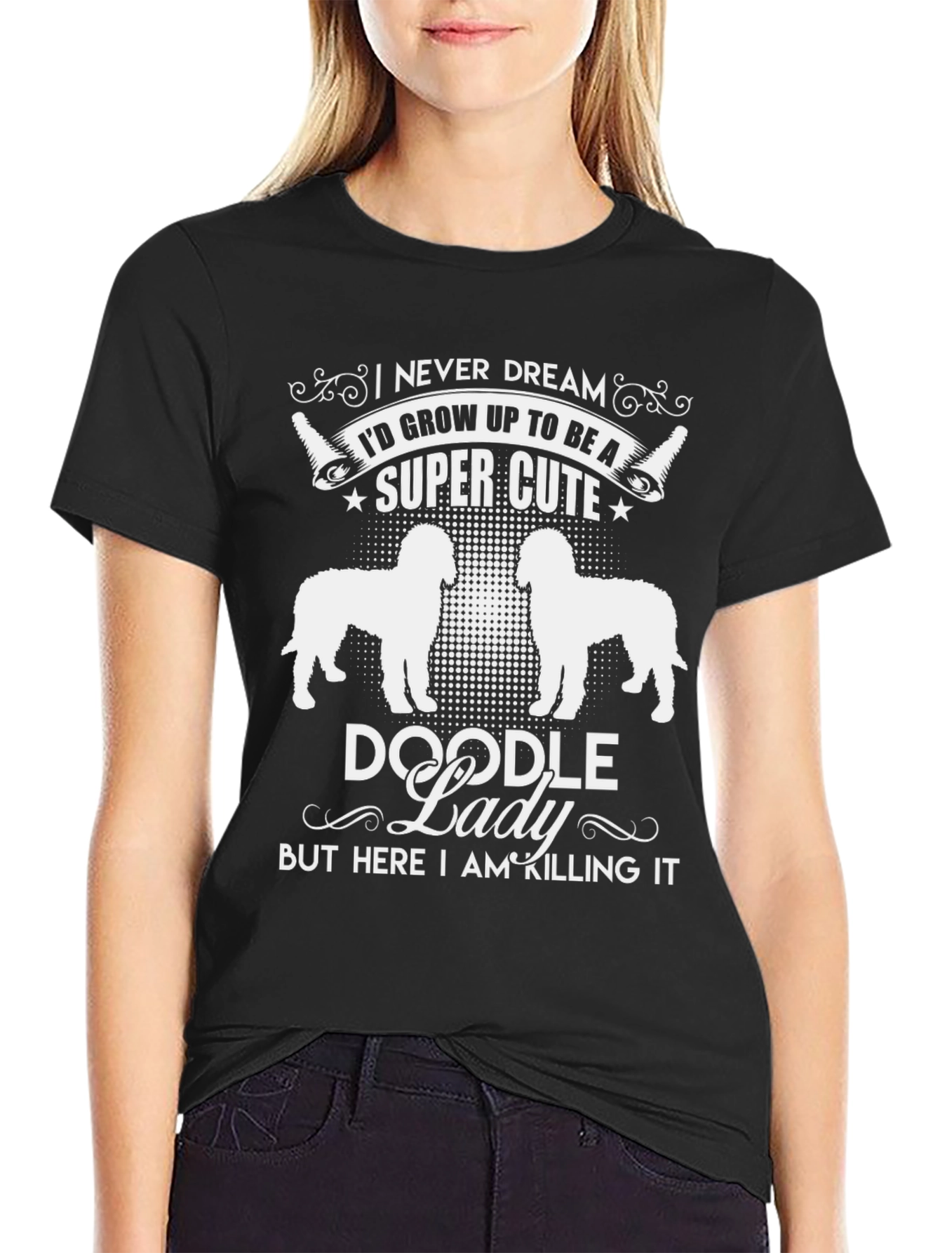 Super Cute Doodle Lady T-Shirt