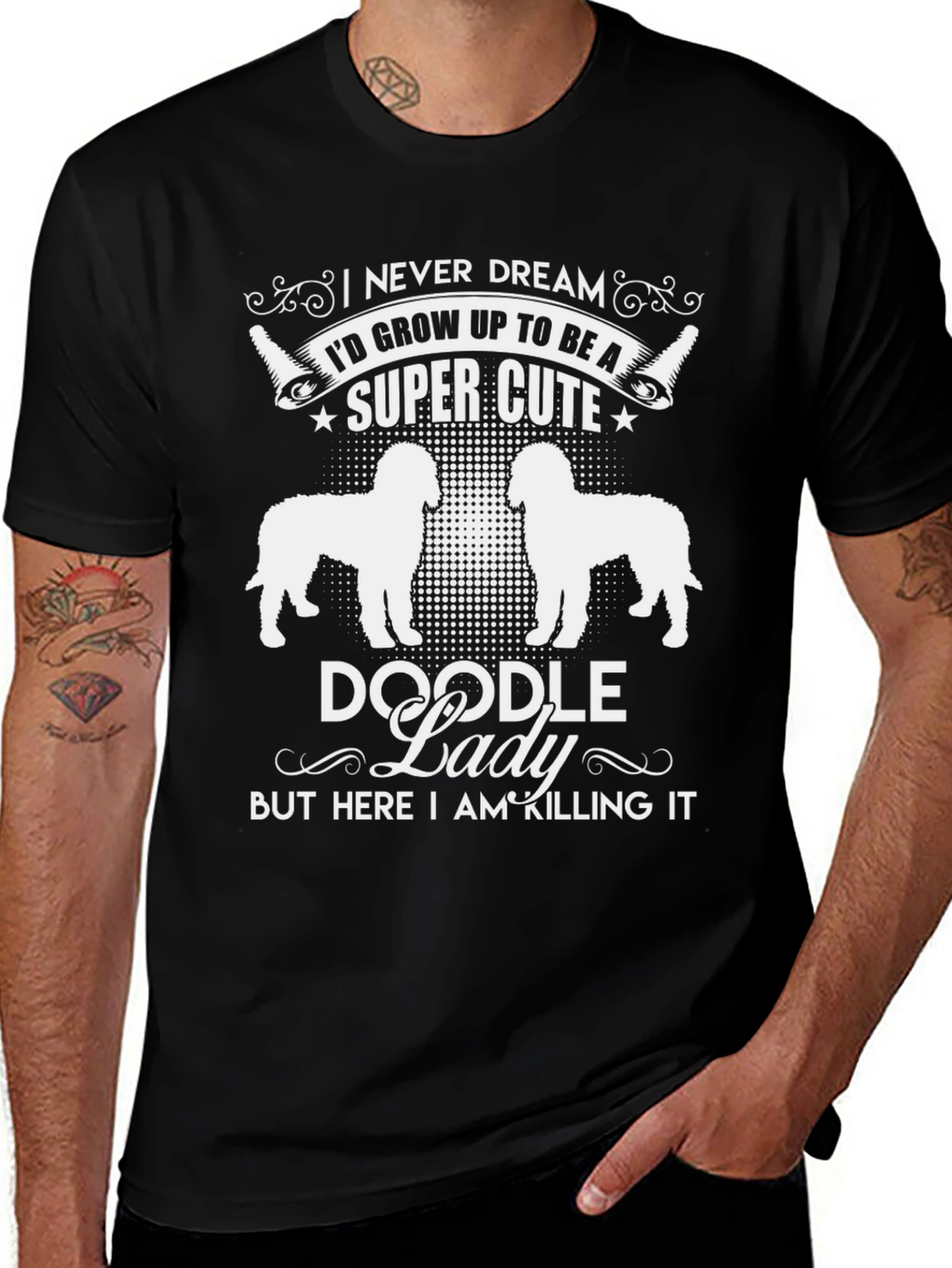 Super Cute Doodle Lady T-Shirt