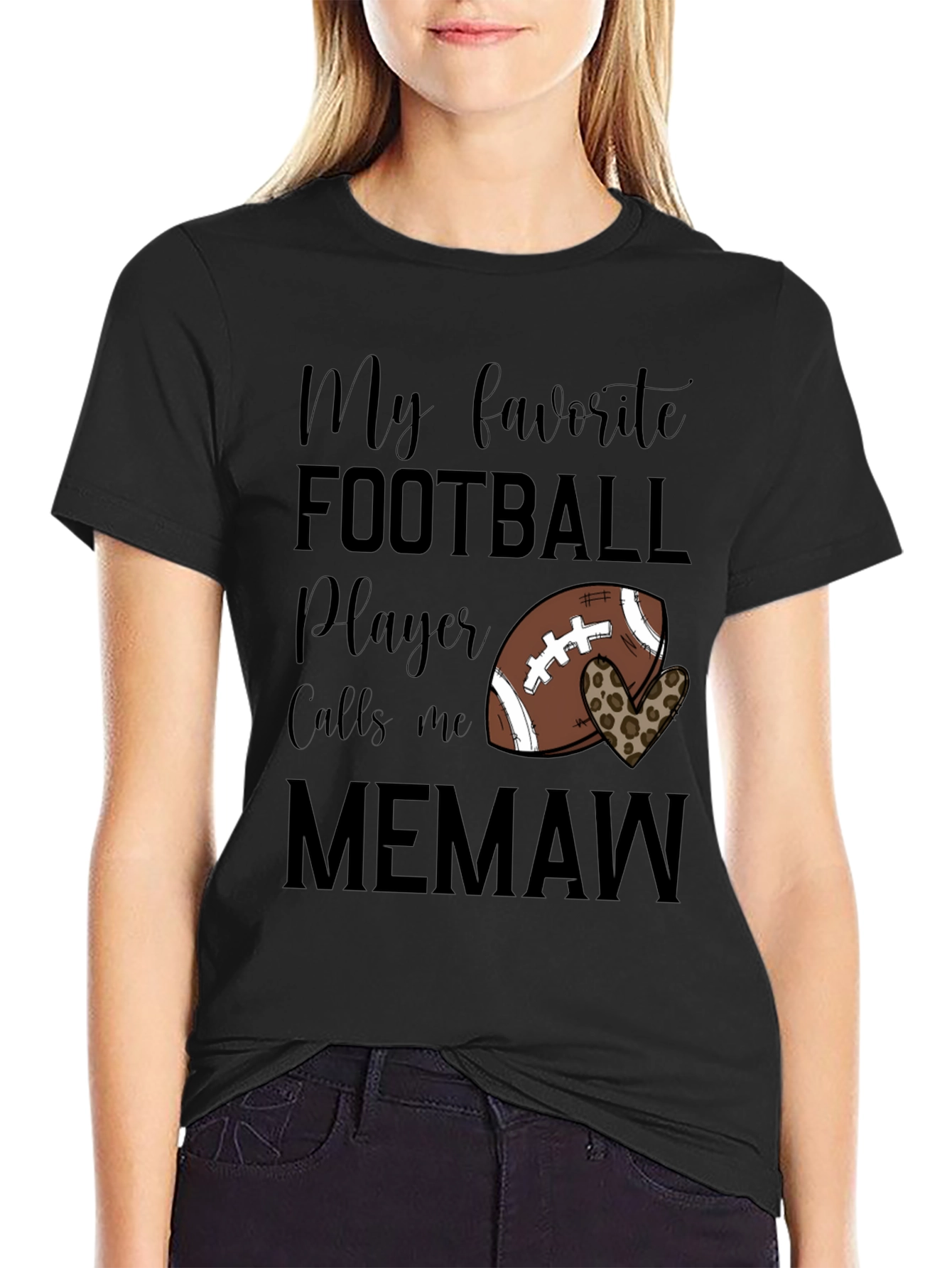 My Favorite Football Player Calls Me Memaw T-Shirt