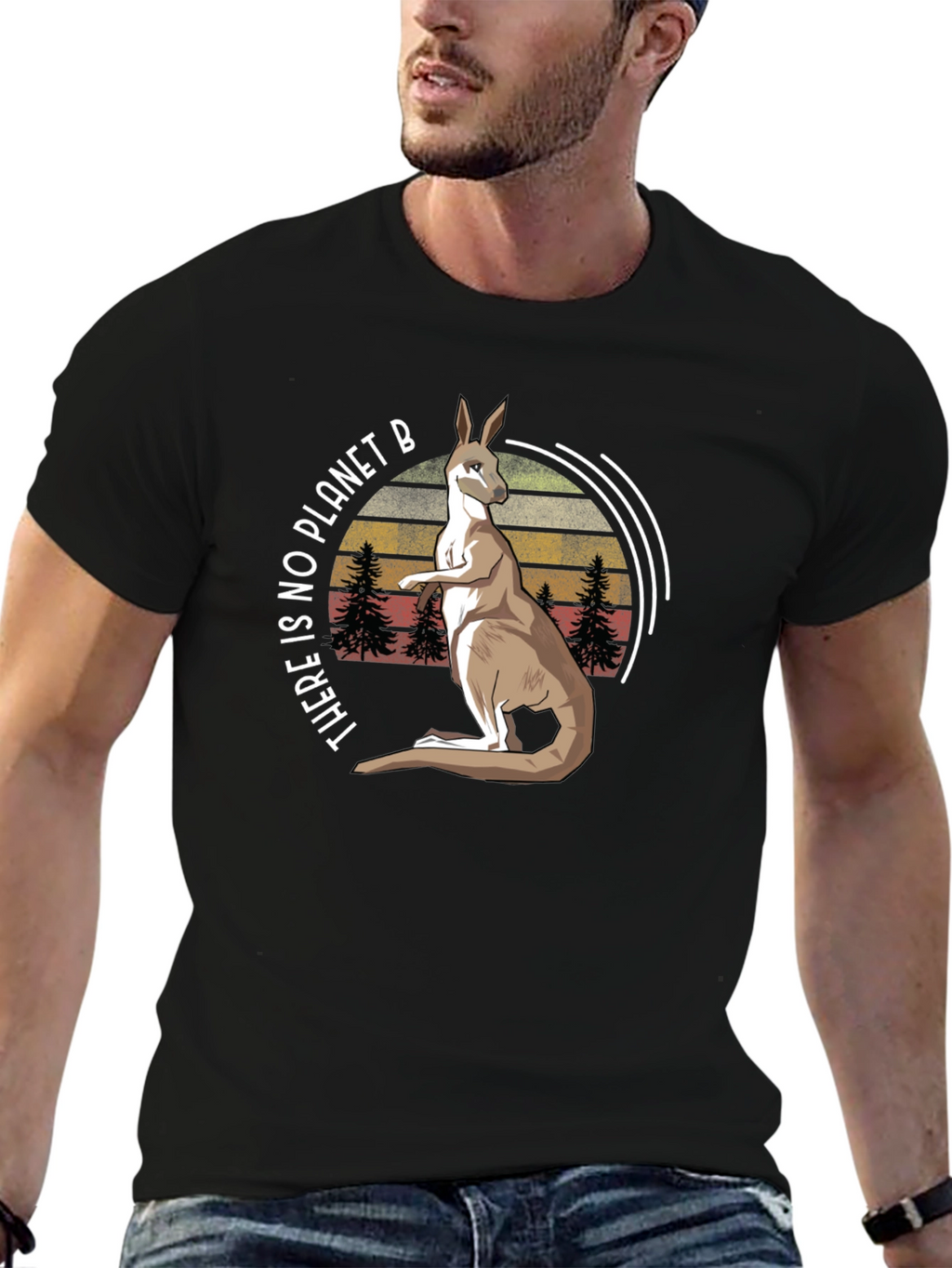 No Planet B Kangaroo Graphic Tee