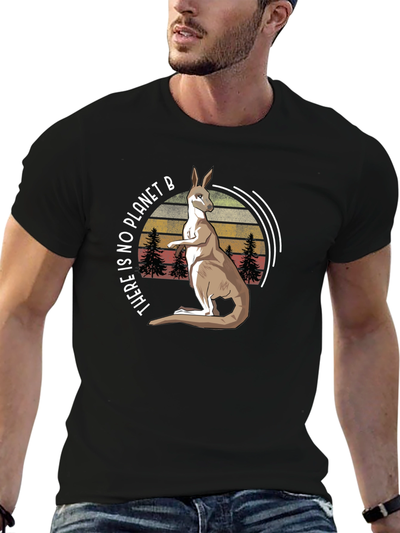 No Planet B Kangaroo Graphic Tee