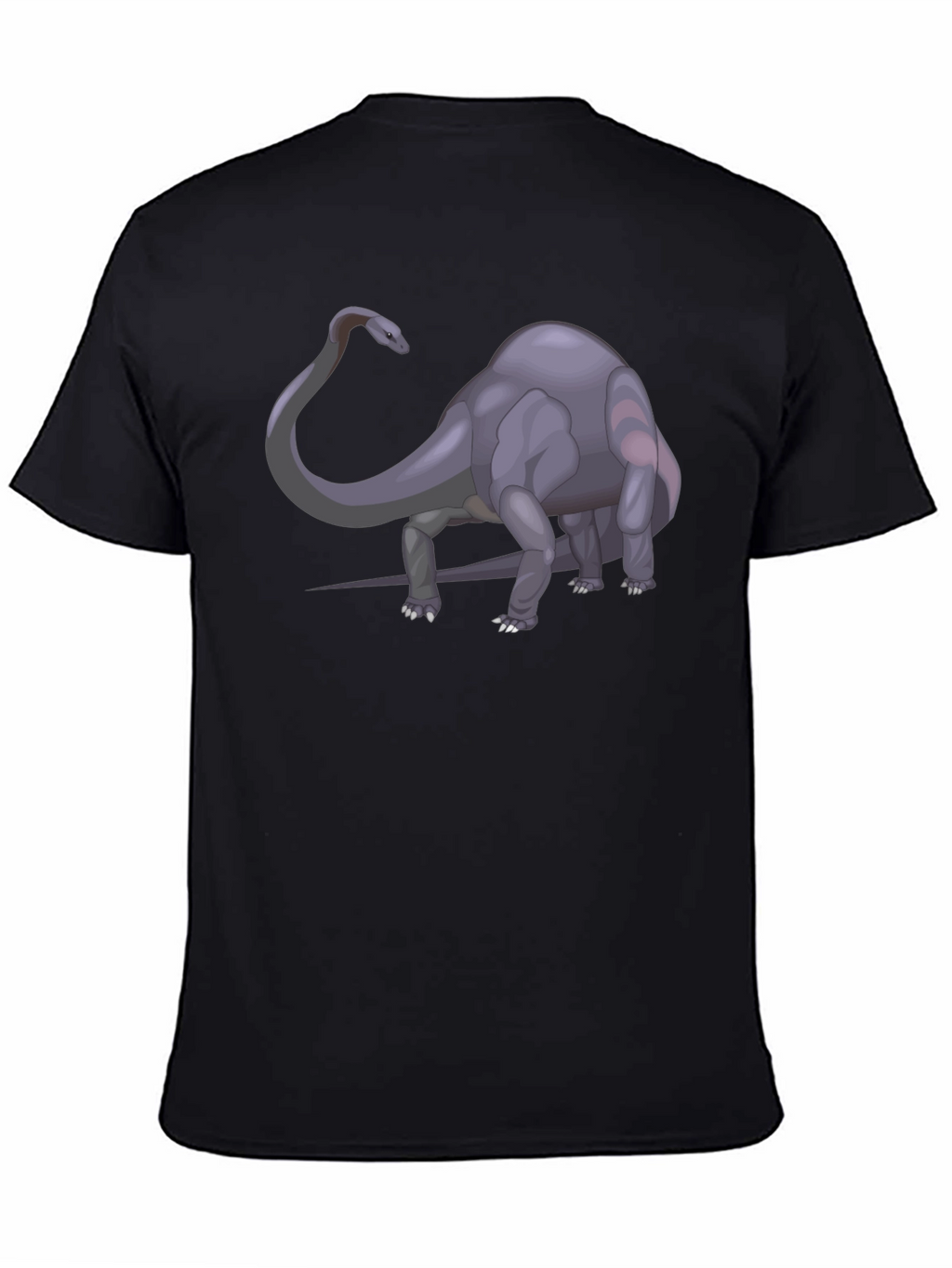 Dino T-Shirt - Black Cotton Graphic Tee