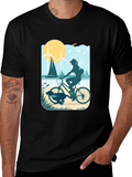 Biking By The Beach T-Shirt