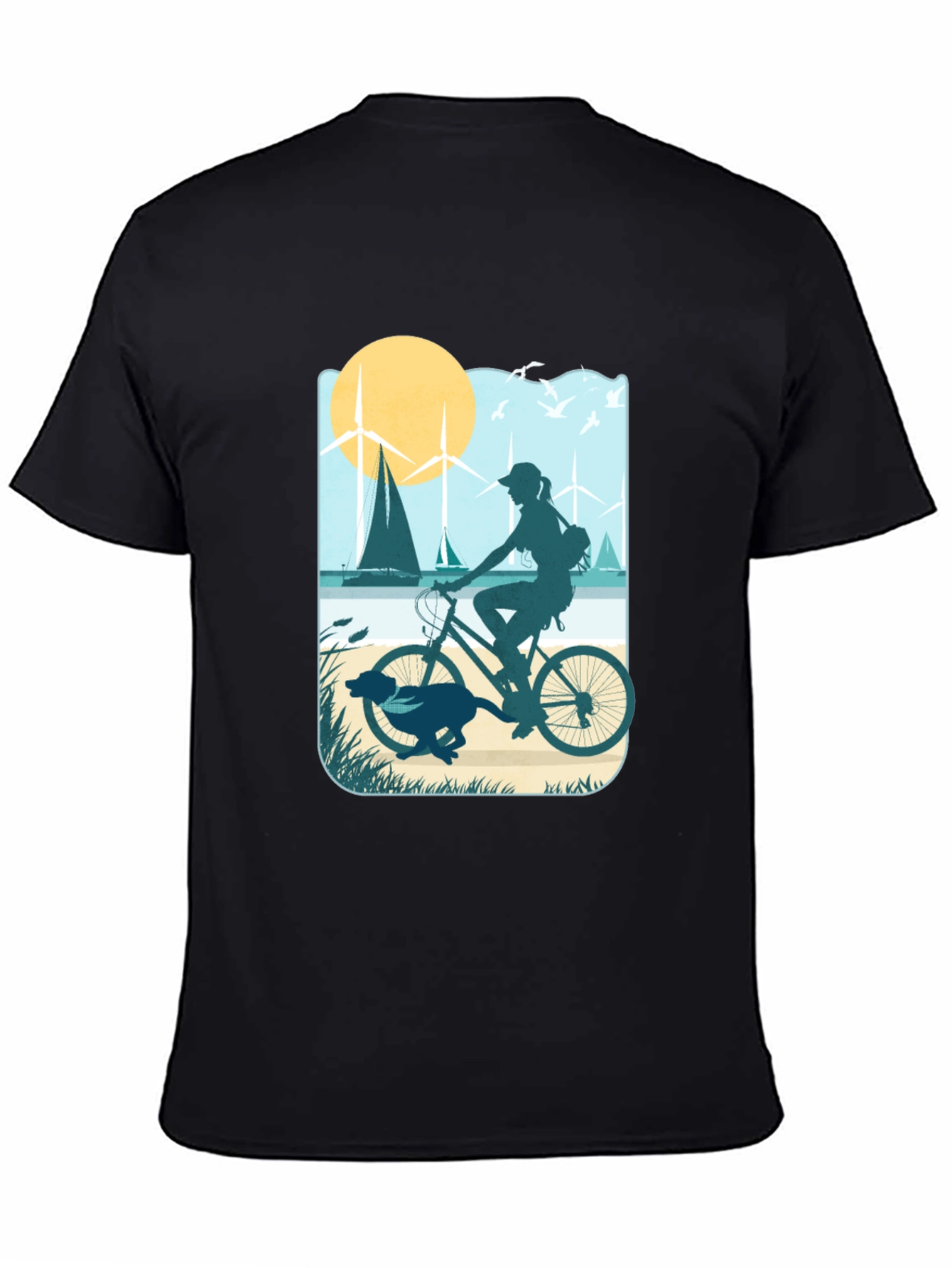 Biking By The Beach T-Shirt