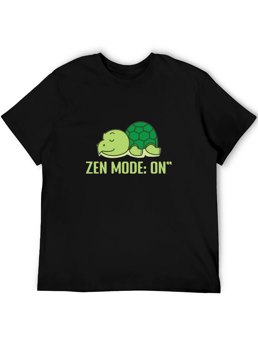 Zen Mode On Turtle Graphic Tee - Relaxed Fit