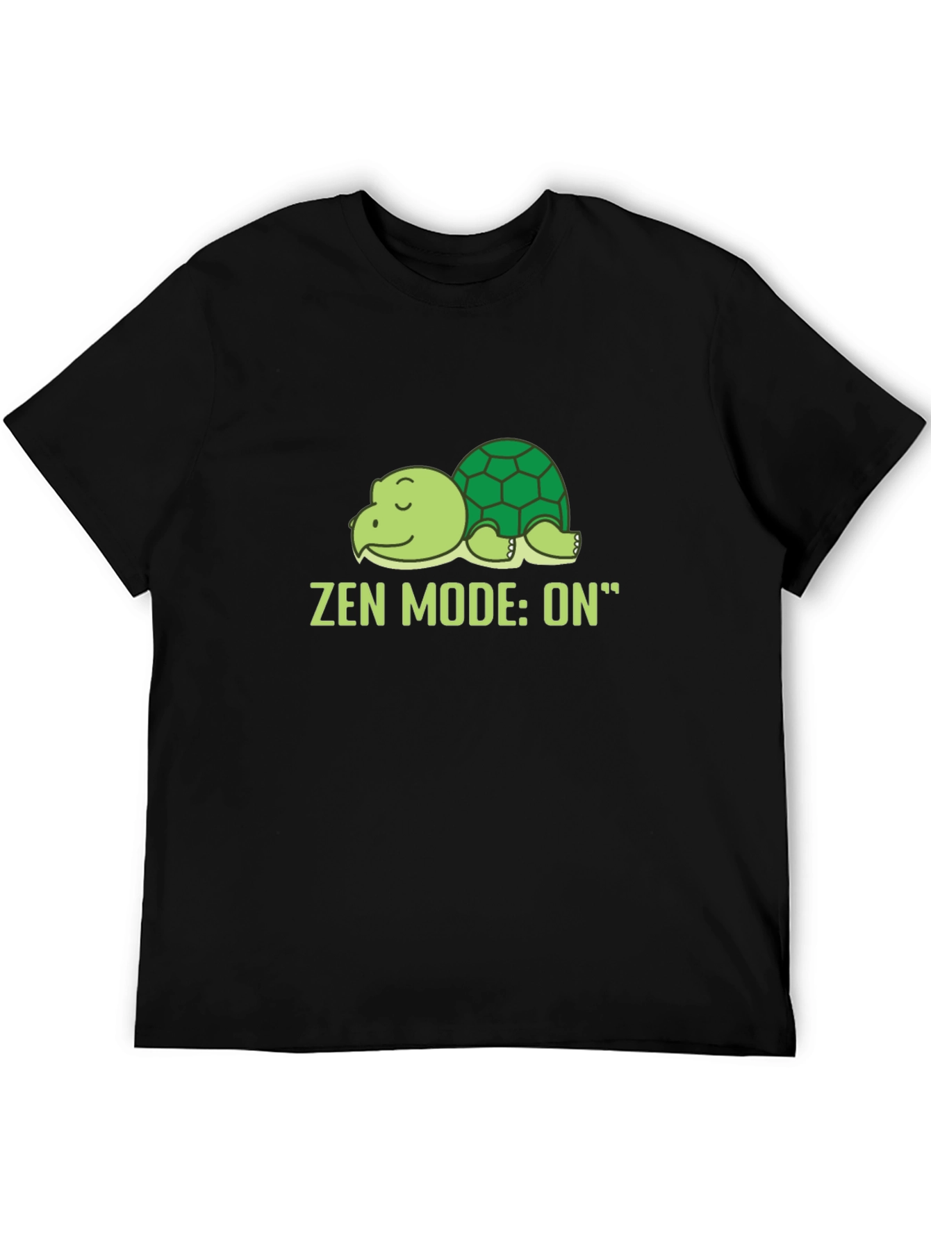 Zen Mode On Turtle Graphic Tee - Relaxed Fit