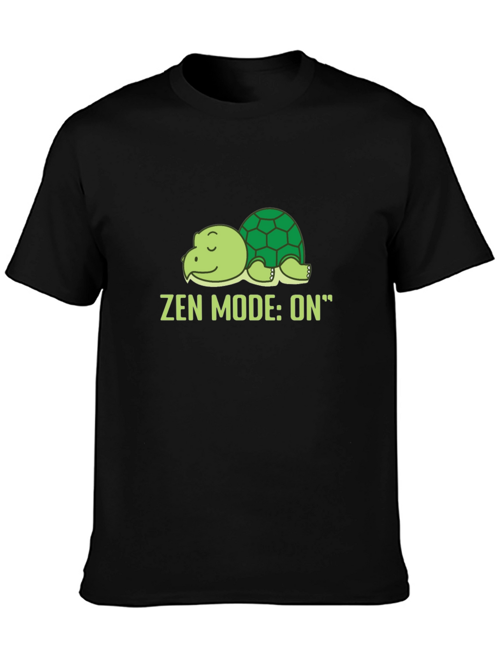 Zen Mode On Turtle Graphic Tee - Relaxed Fit