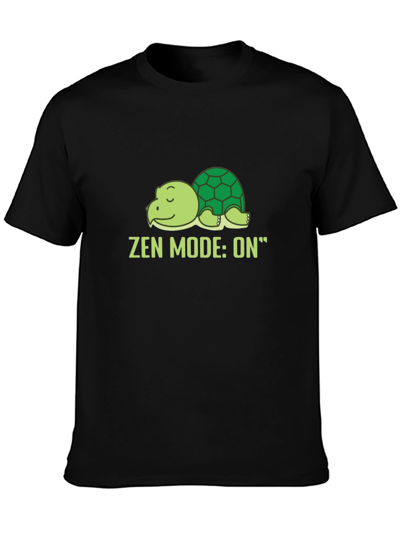 Zen Mode On Turtle Graphic Tee - Relaxed Fit