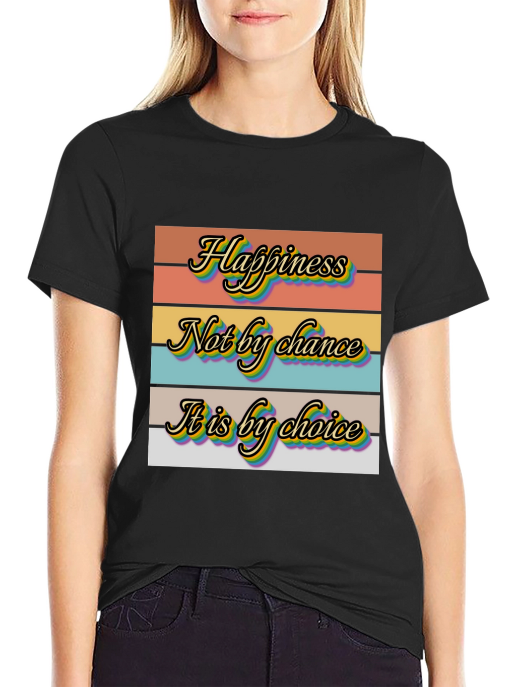Happiness Choice Graphic T-Shirt