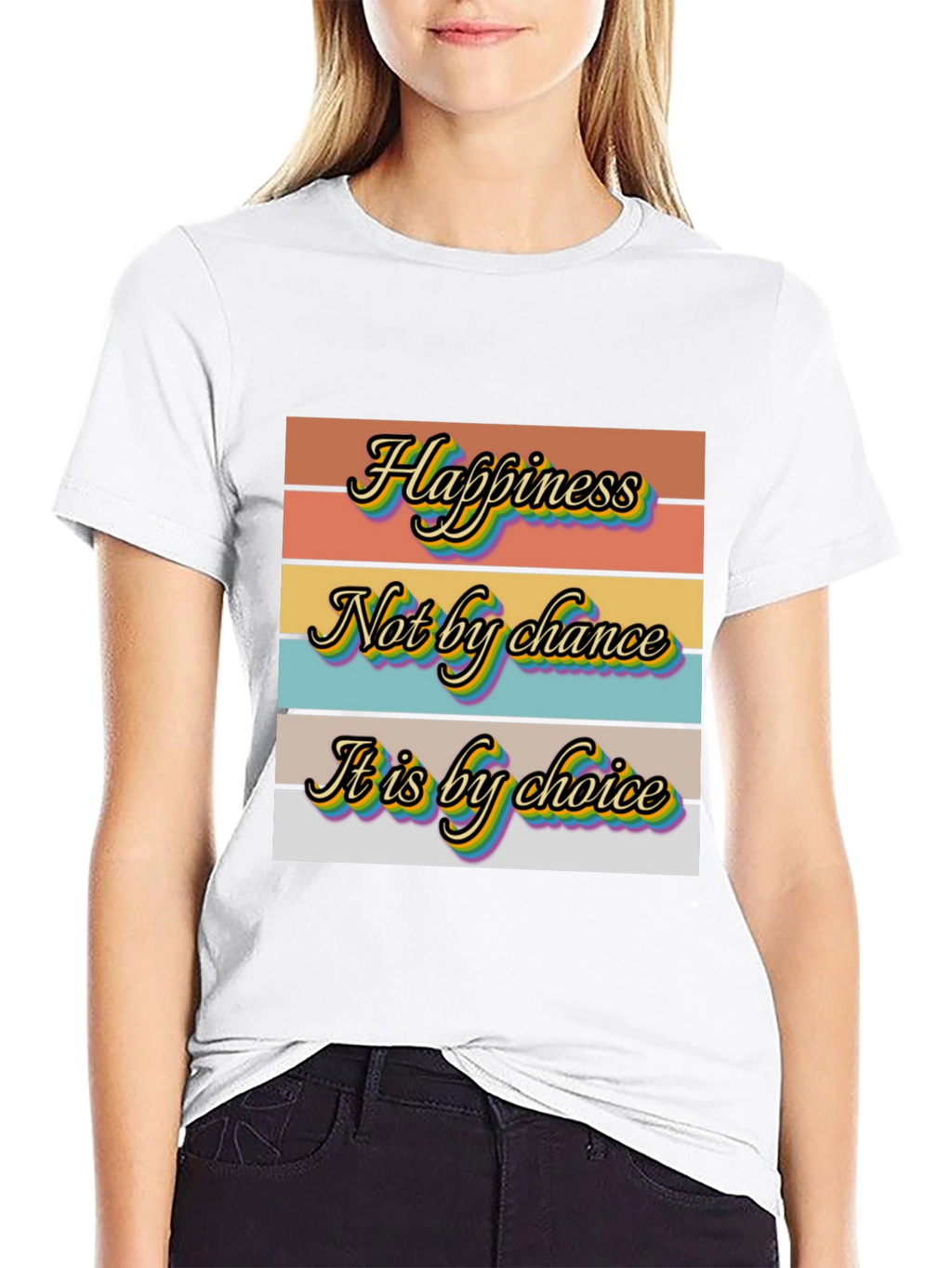 Happiness Choice Graphic T-Shirt