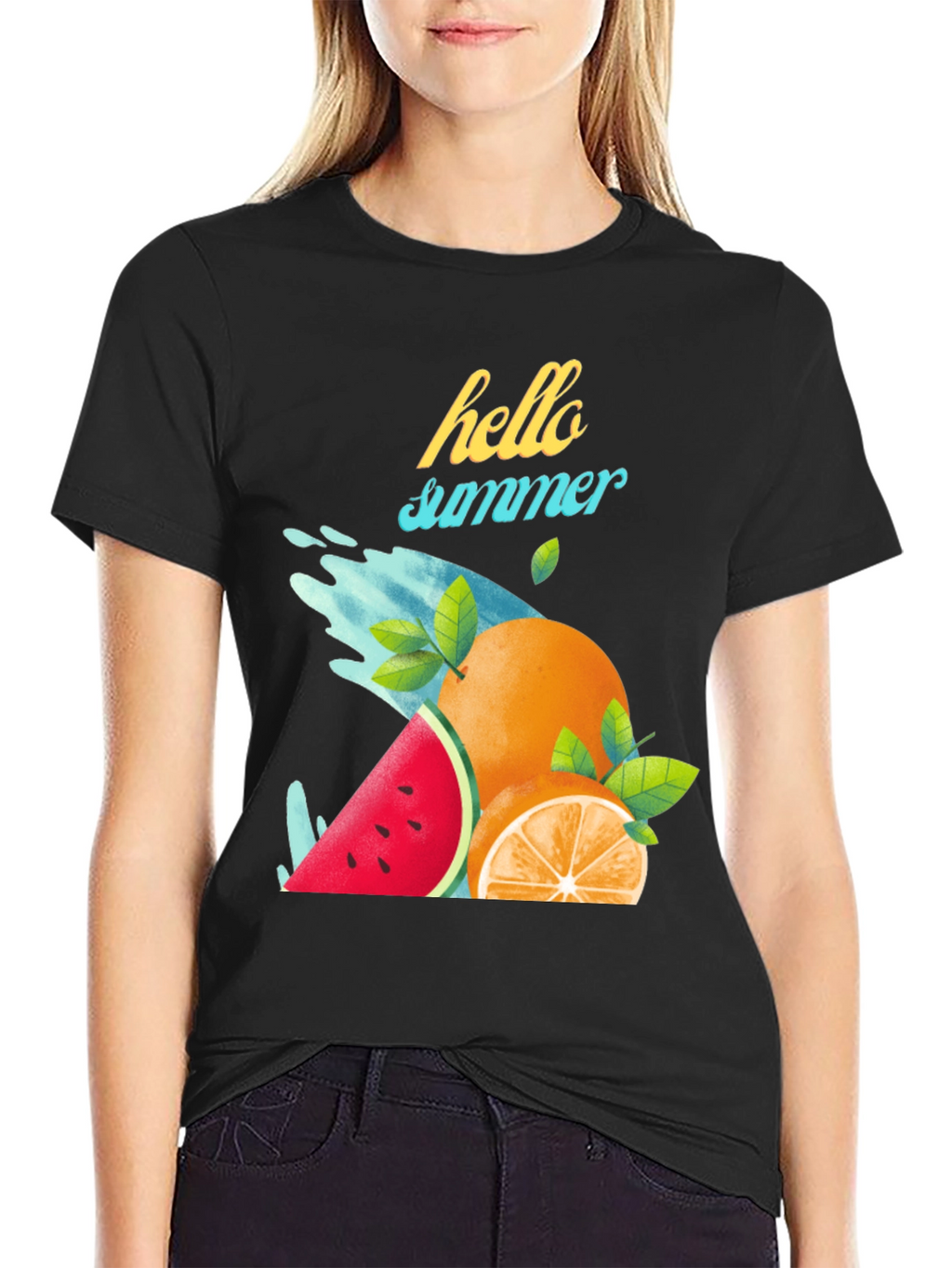 Hello Summer T-Shirt - Fruit Graphic Tee