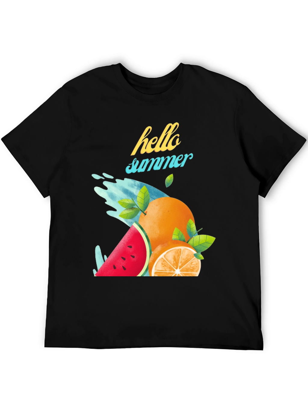 Hello Summer T-Shirt - Fruit Graphic Tee