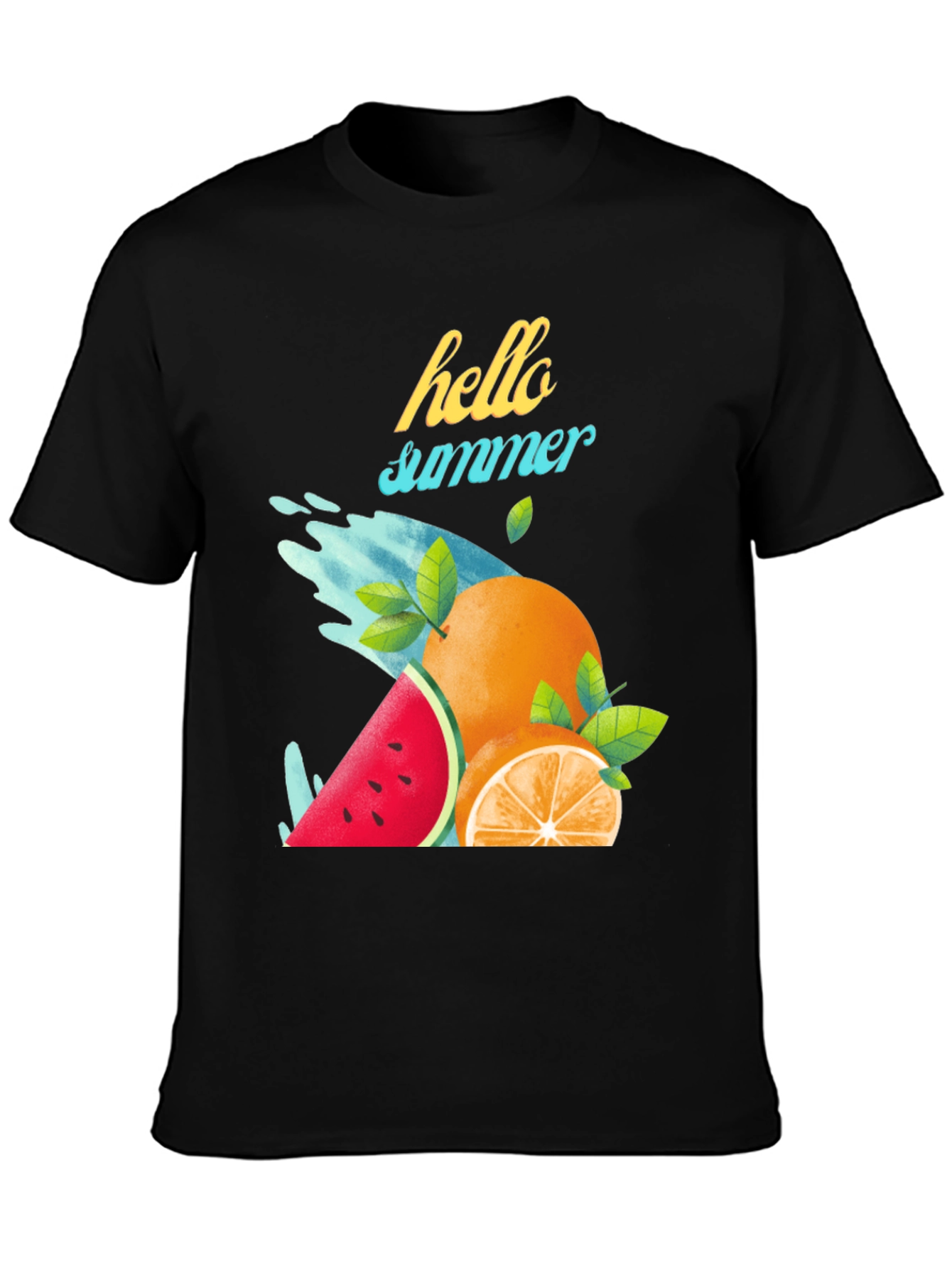 Hello Summer T-Shirt - Fruit Graphic Tee