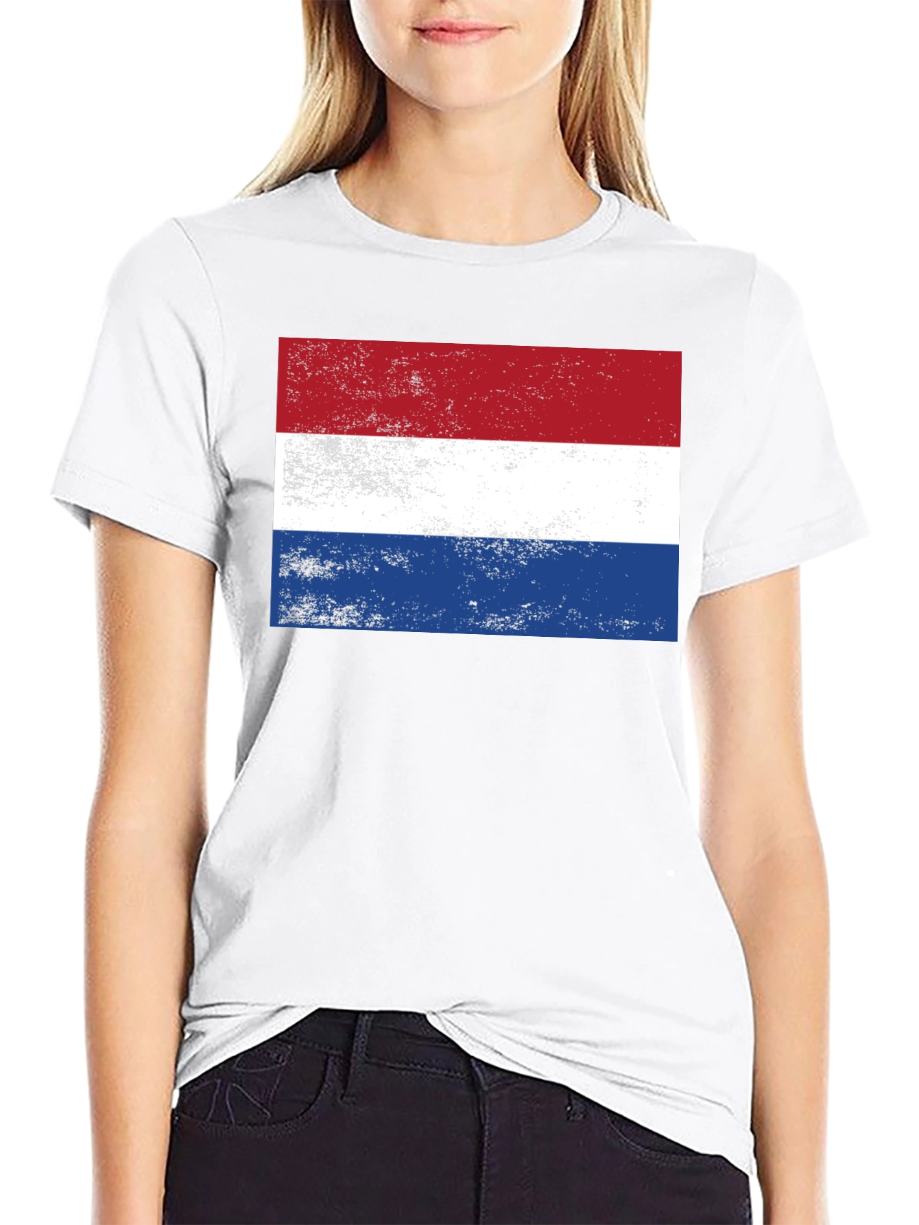 Netherlands Flag Graphic Tee - Patriotic Dutch Pride T-Shirt