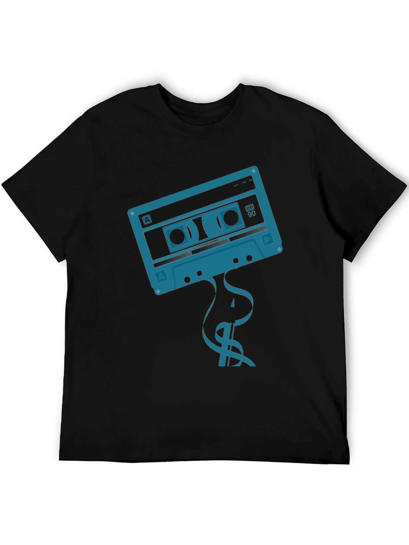 Retro Cassette Tape Graphic T-Shirt - Vintage Music Tee